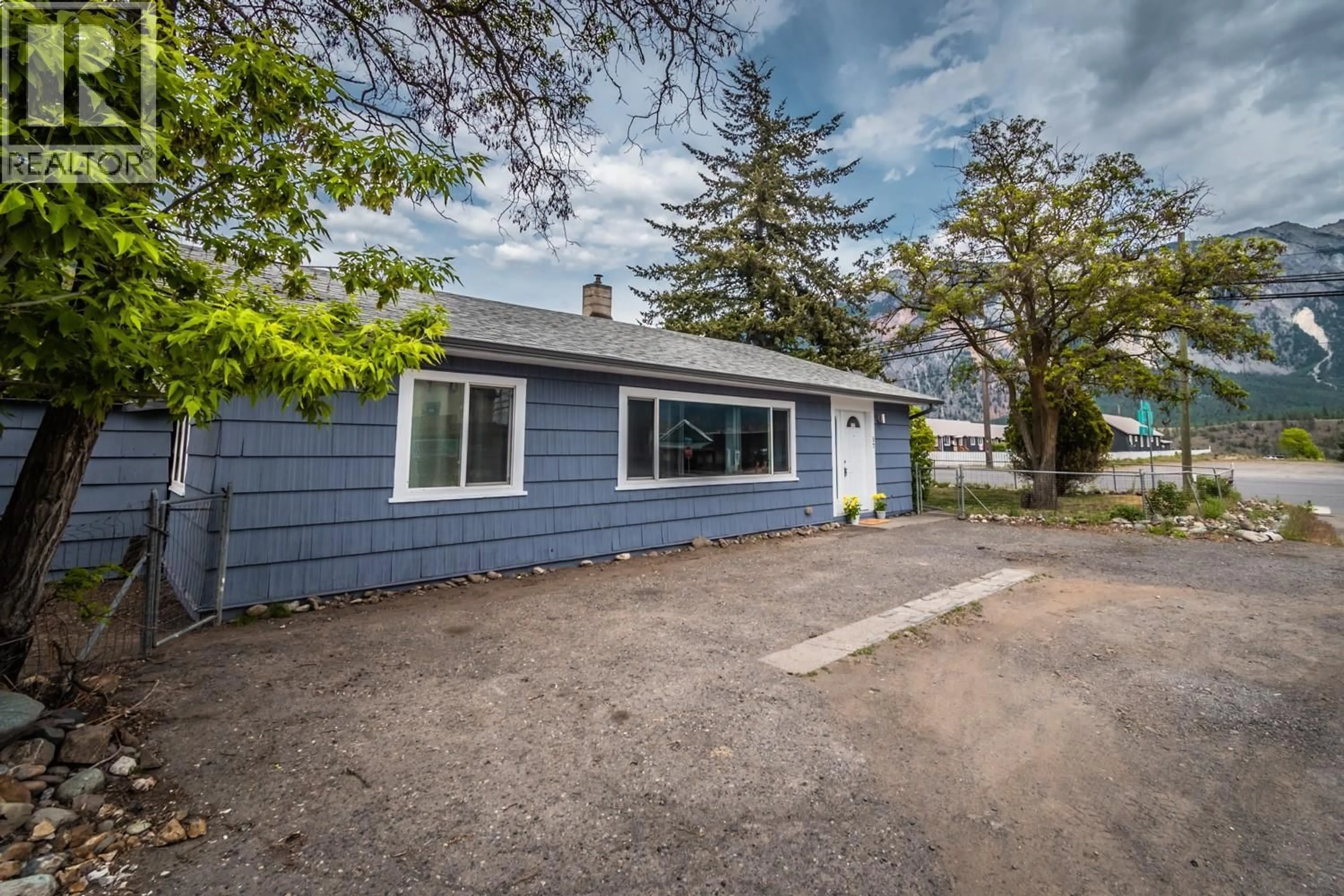 A pic from outside/outdoor area/front of a property/back of a property/a pic from drone, street for 57 12TH AVENUE, Lillooet British Columbia V0K1V0