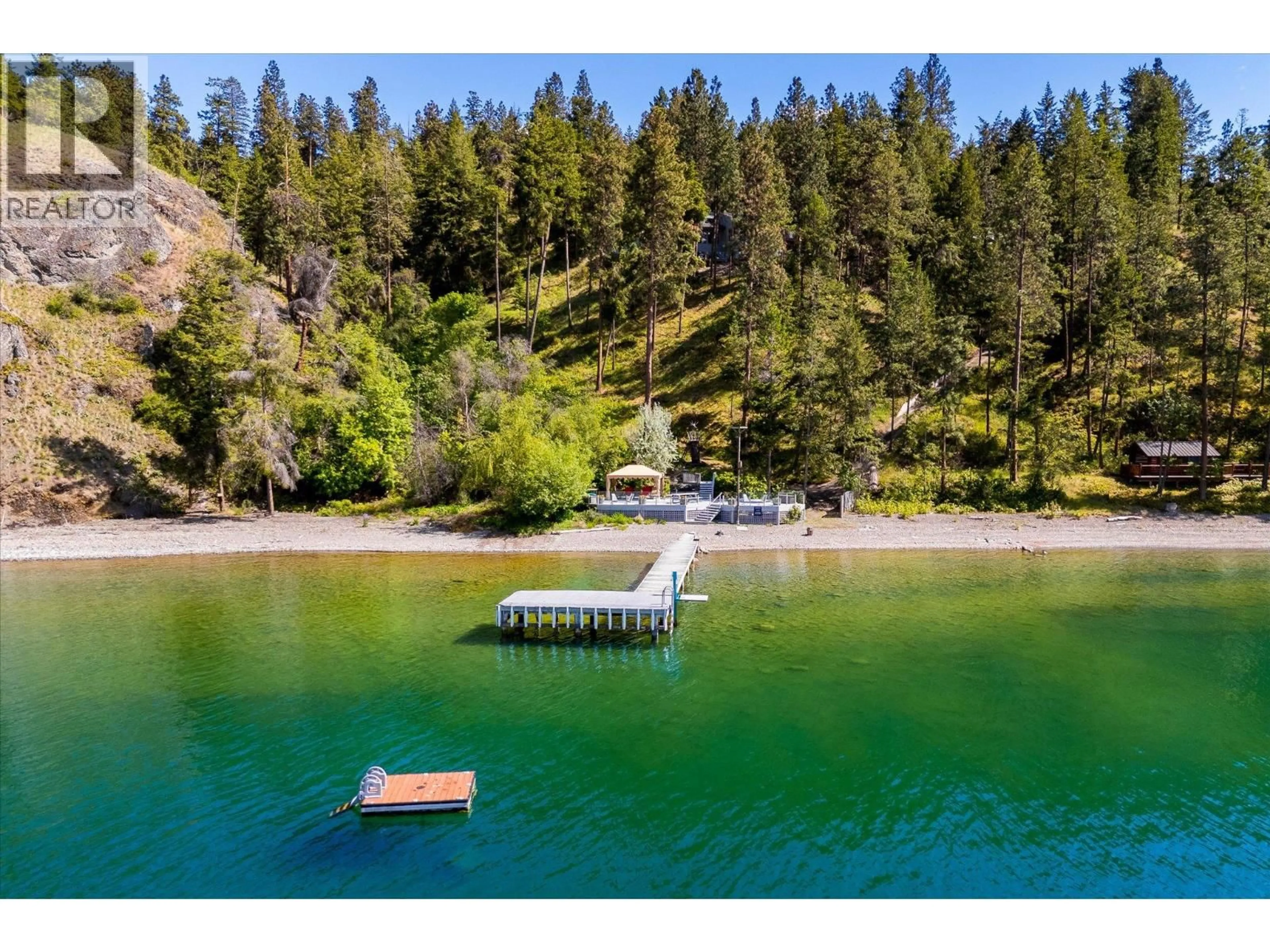 A pic from outside/outdoor area/front of a property/back of a property/a pic from drone, water/lake/river/ocean view for 2765 ARTHUR ROAD, Kelowna British Columbia V1V7P9