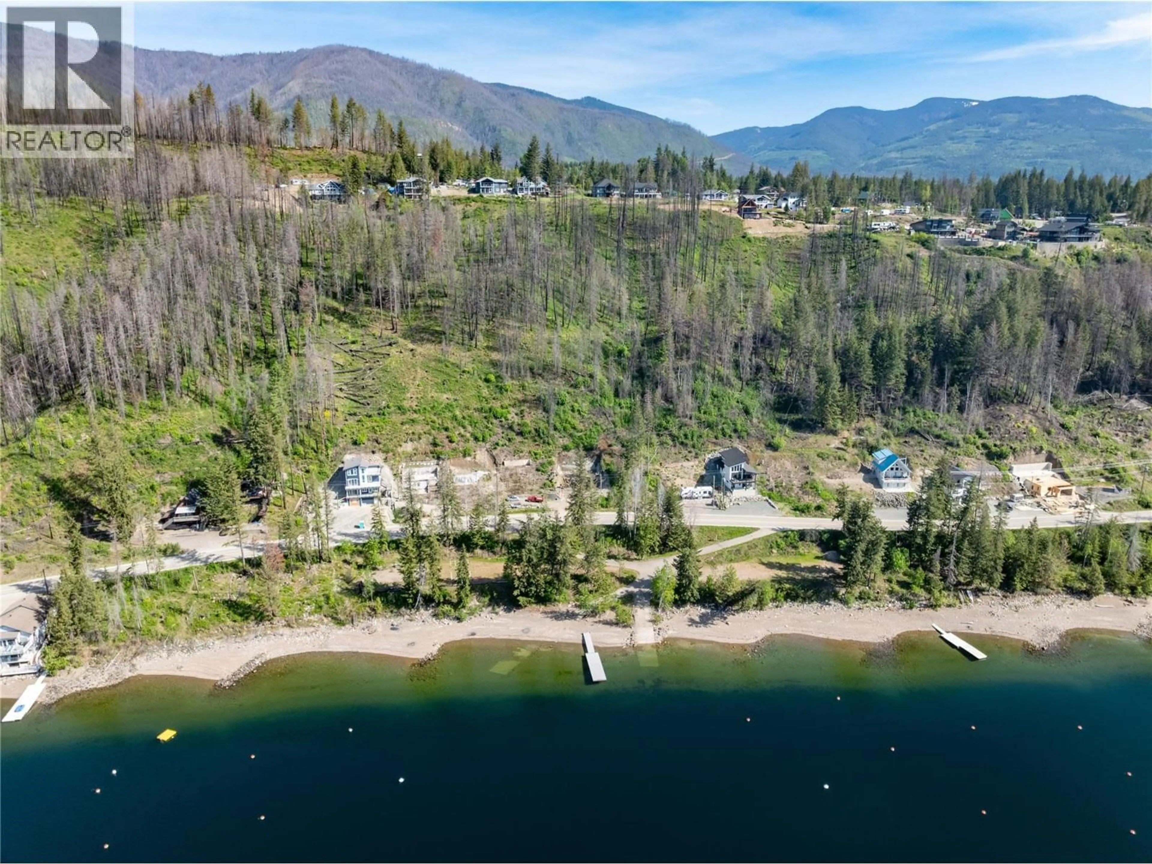 A pic from outside/outdoor area/front of a property/back of a property/a pic from drone, water/lake/river/ocean view for 5123 SQUILAX ANGLEMONT ROAD, Celista British Columbia V0E1M6