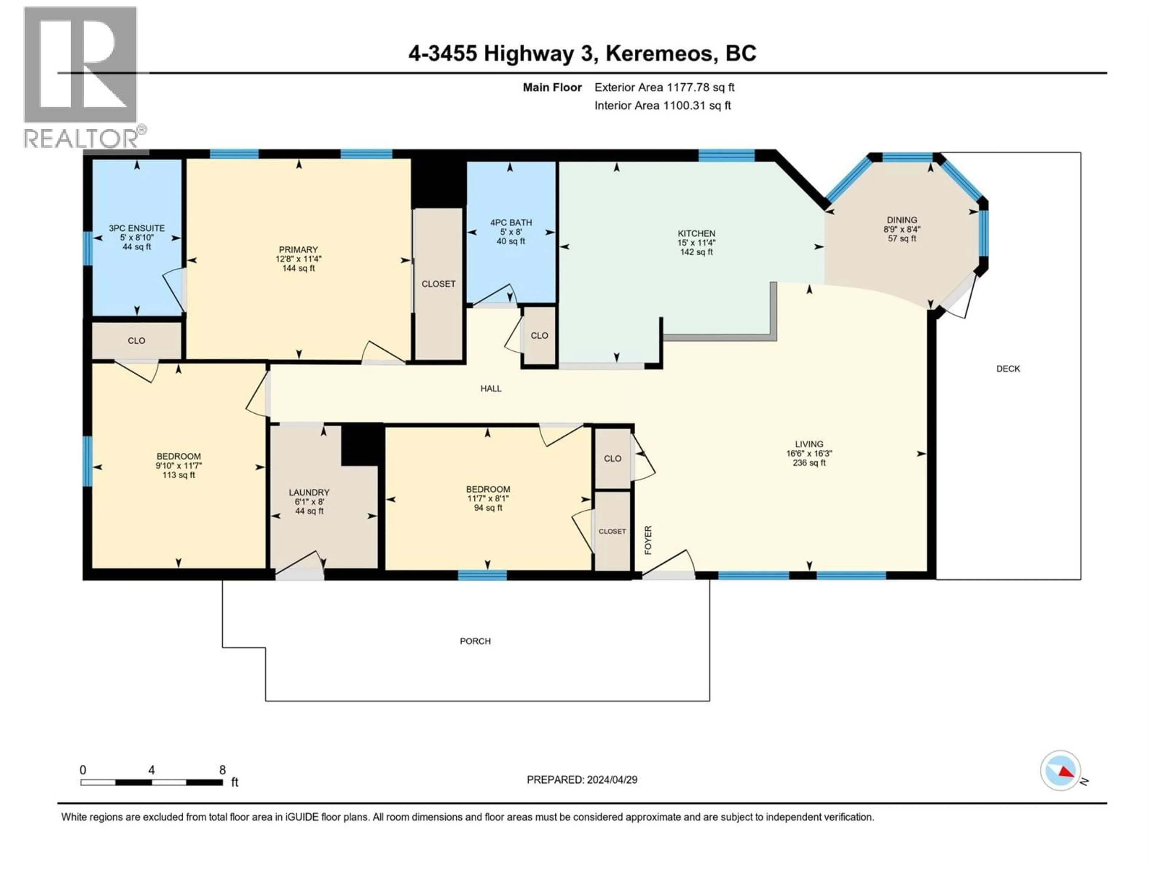 Floor plan for 4 - 3455 HIGHWAY 3 OTHER, Keremeos British Columbia V0X1N1