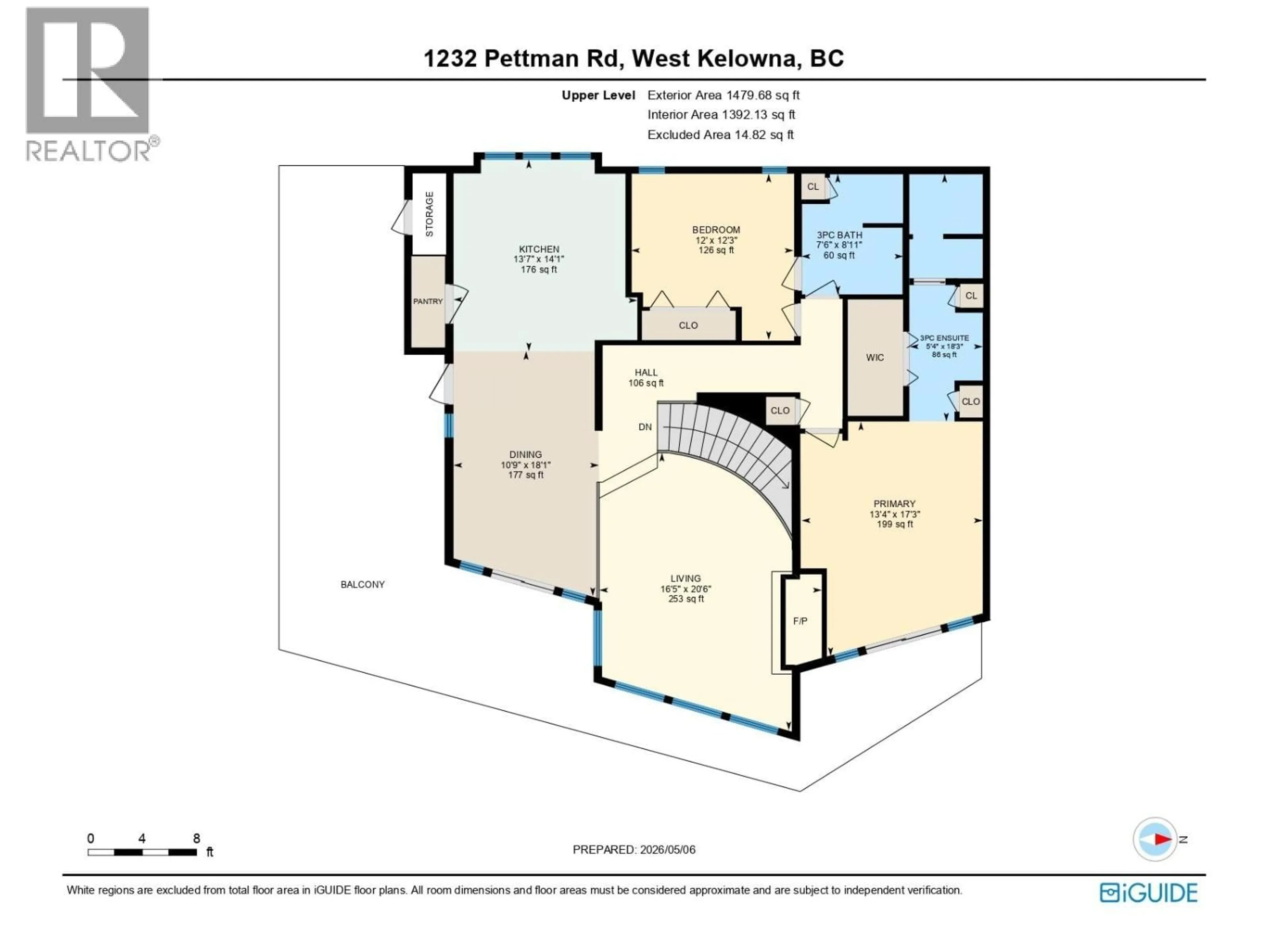 Floor plan for 1232 PETTMAN ROAD, West Kelowna British Columbia V1Z2R7