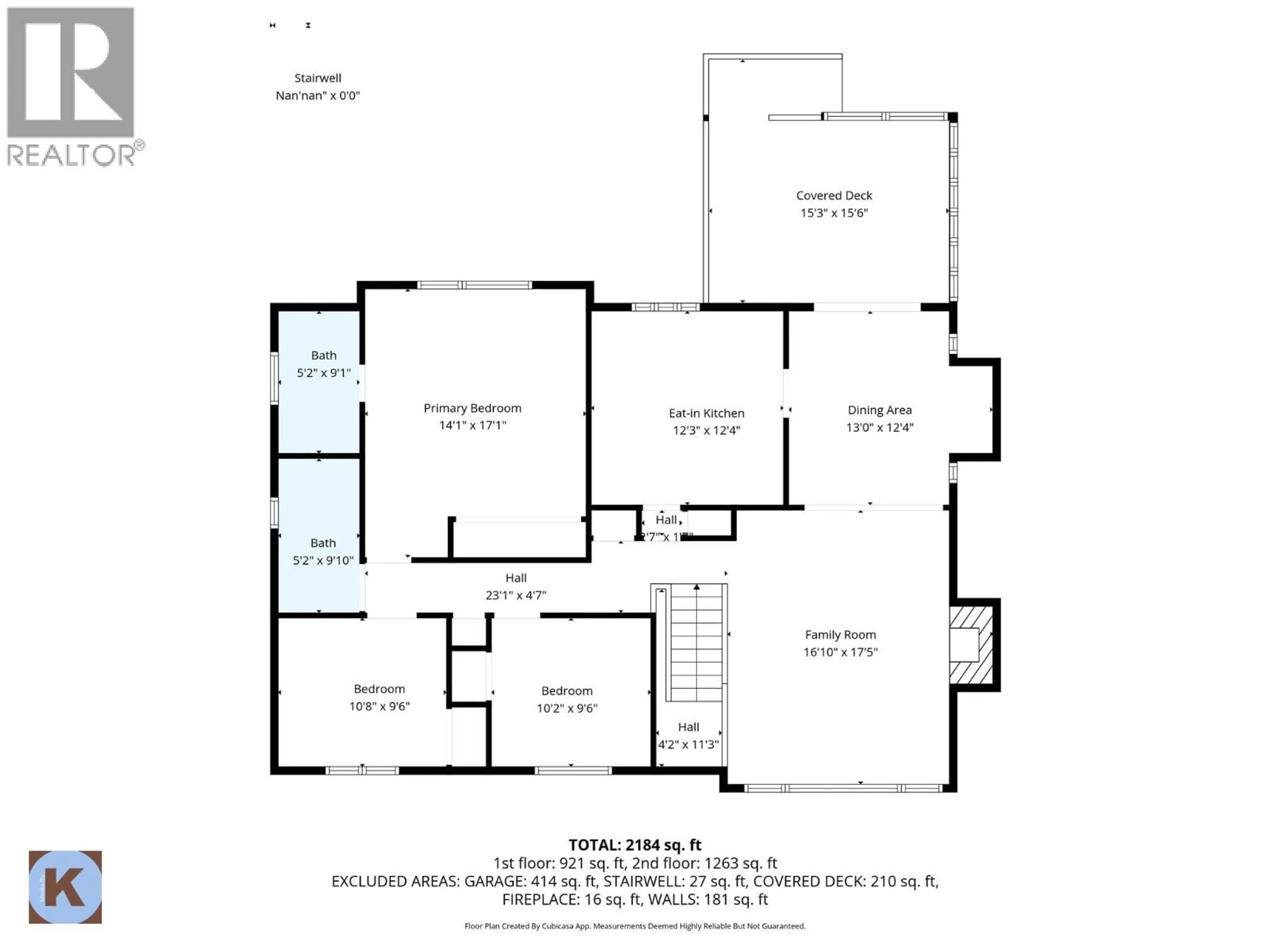 Floor plan for 5360 LEARMOUTH ROAD, Coldstream British Columbia V1B3E8