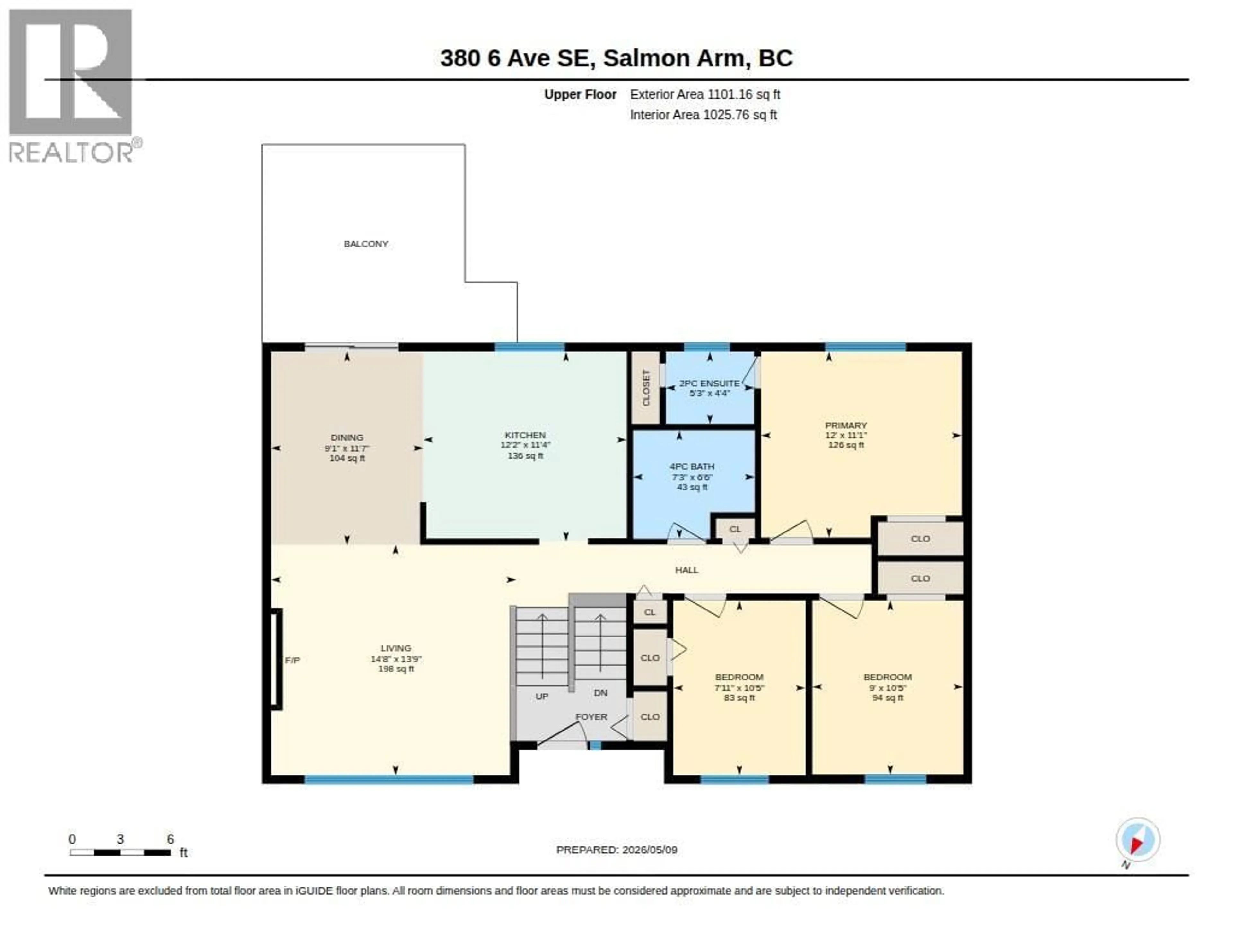 Floor plan for 380 6 AVENUE SOUTHEAST, Salmon Arm British Columbia V1E4G7
