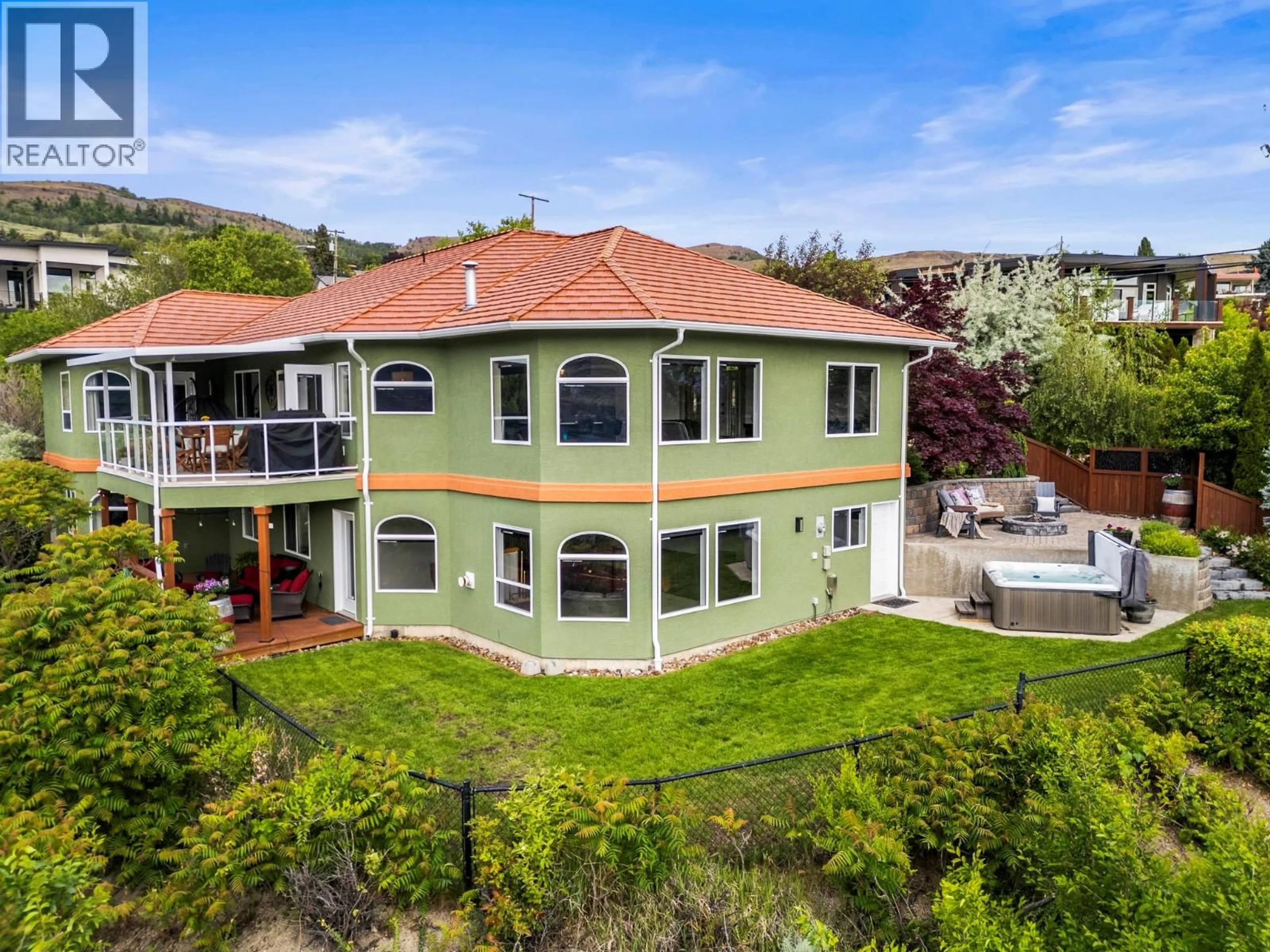 A pic from outside/outdoor area/front of a property/back of a property/a pic from drone, unknown for 13706 WATSON DRIVE, Coldstream British Columbia V1B0A4