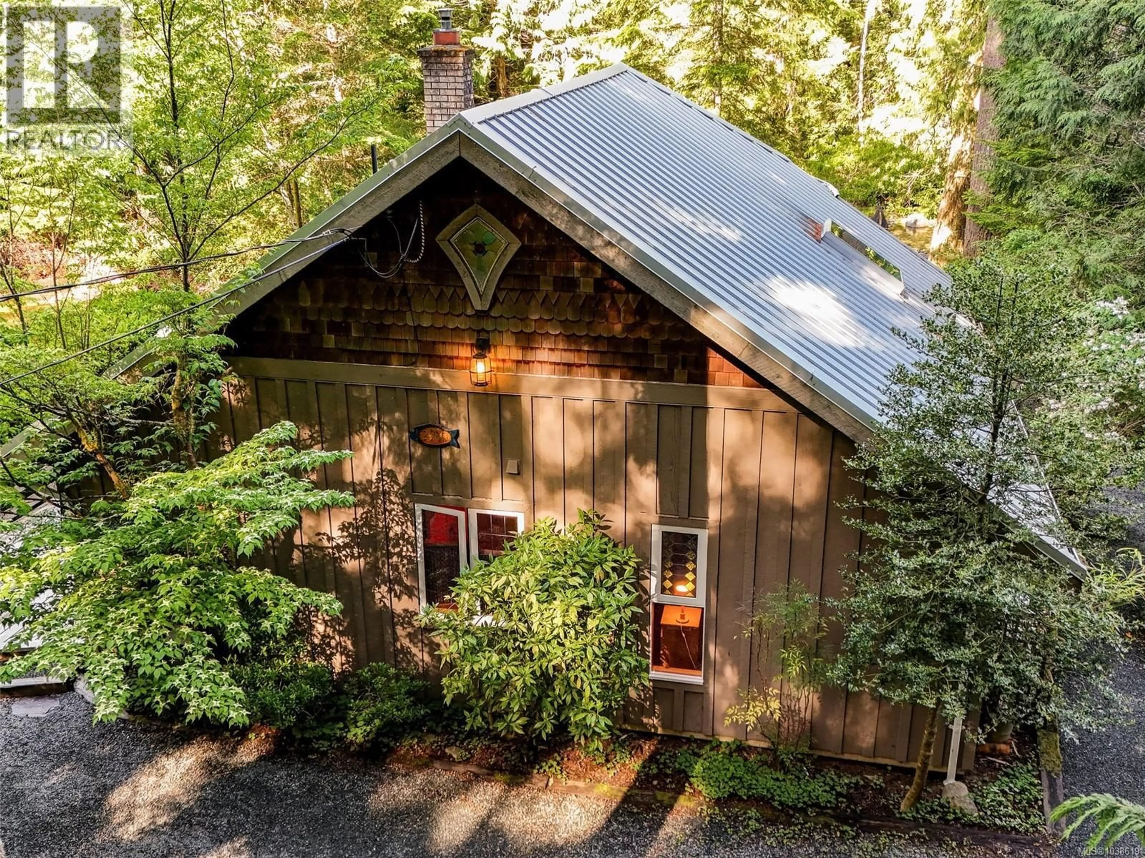 A pic from outside/outdoor area/front of a property/back of a property/a pic from drone, forest/trees view for 2980 SOOKE RIVER ROAD, Sooke British Columbia V9Z0Y1