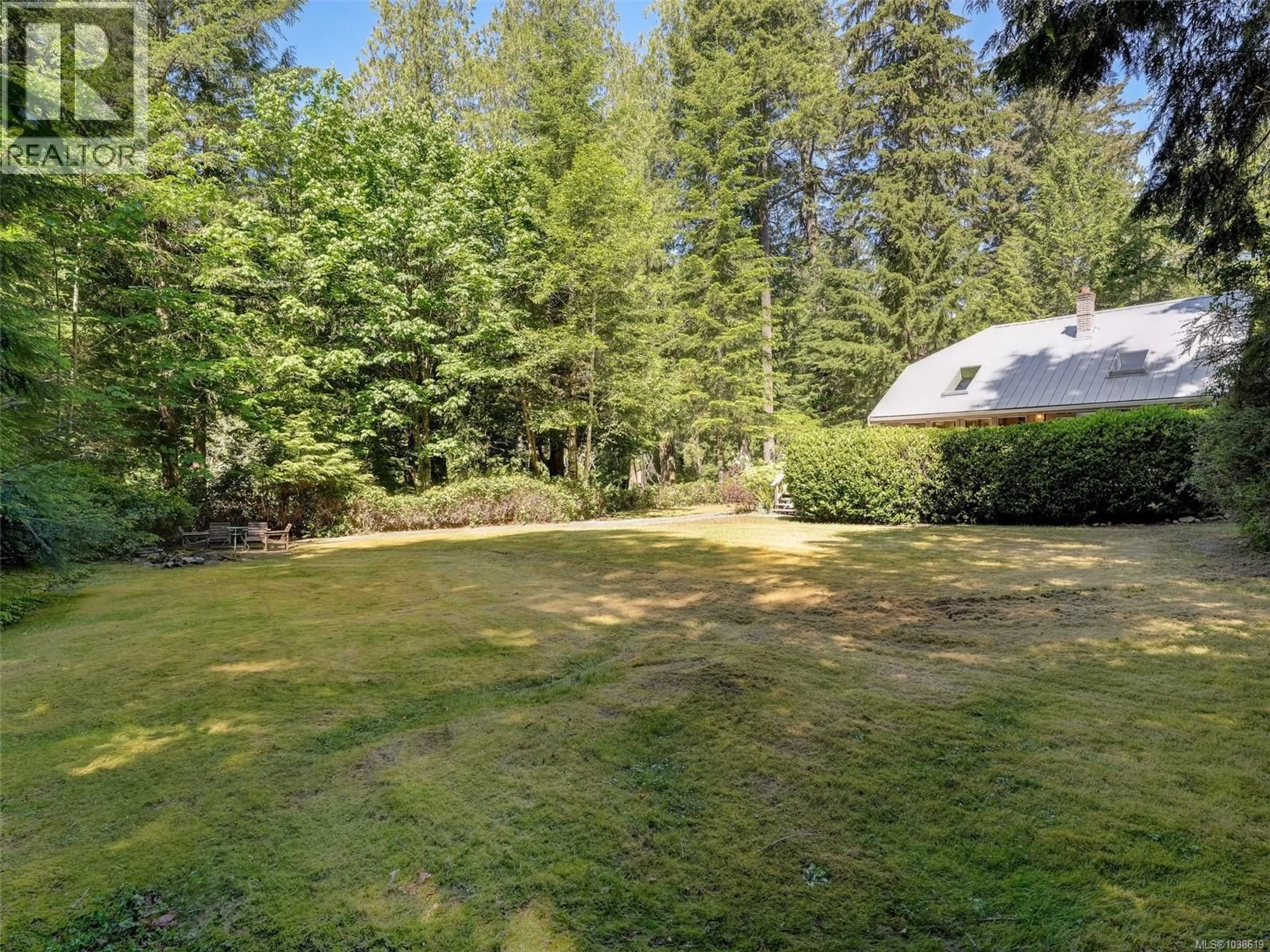 A pic from outside/outdoor area/front of a property/back of a property/a pic from drone, forest/trees view for 2980 SOOKE RIVER ROAD, Sooke British Columbia V9Z0Y1