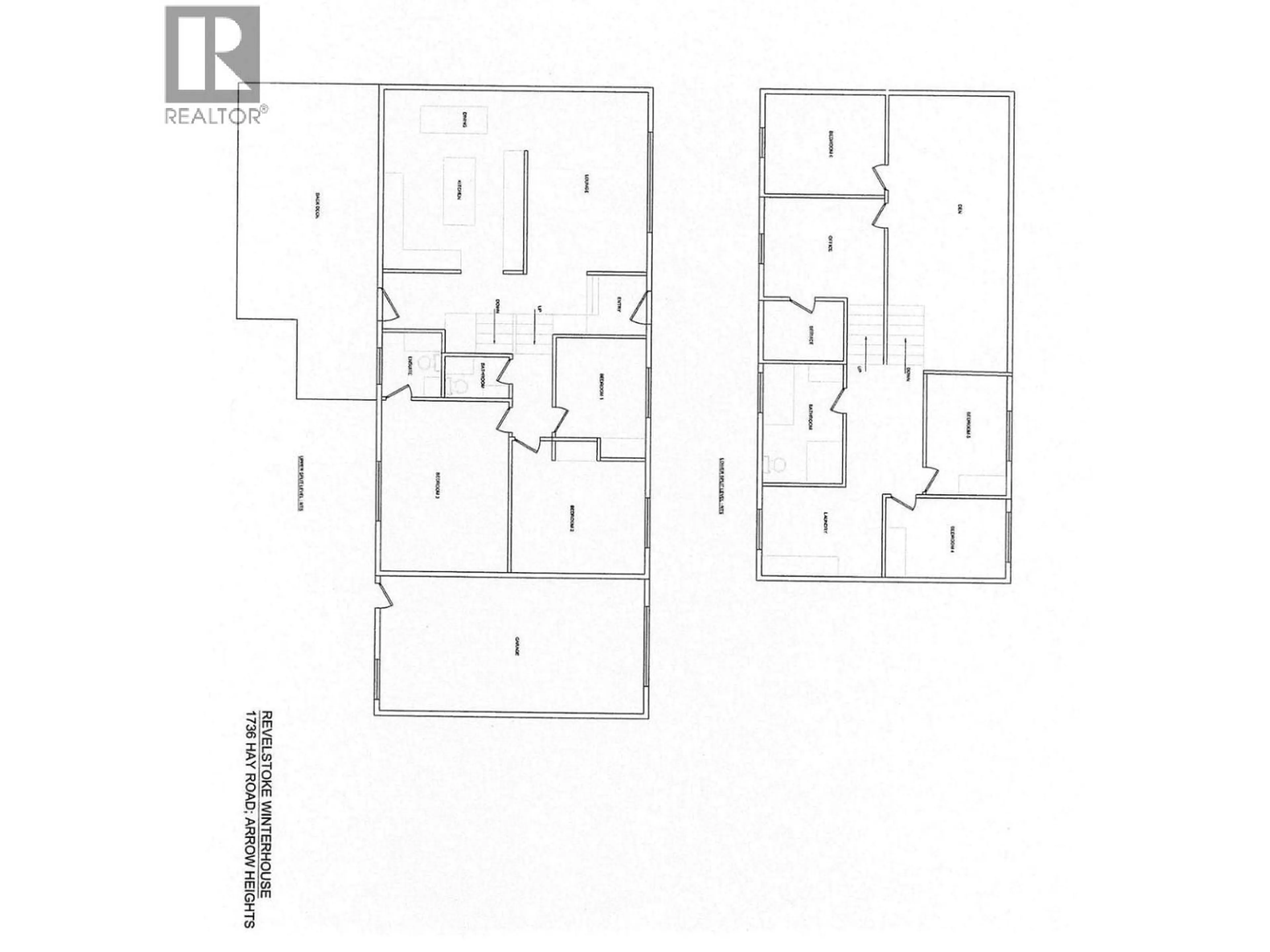 Floor plan for 1736 HAY ROAD, Revelstoke British Columbia V0E2S1