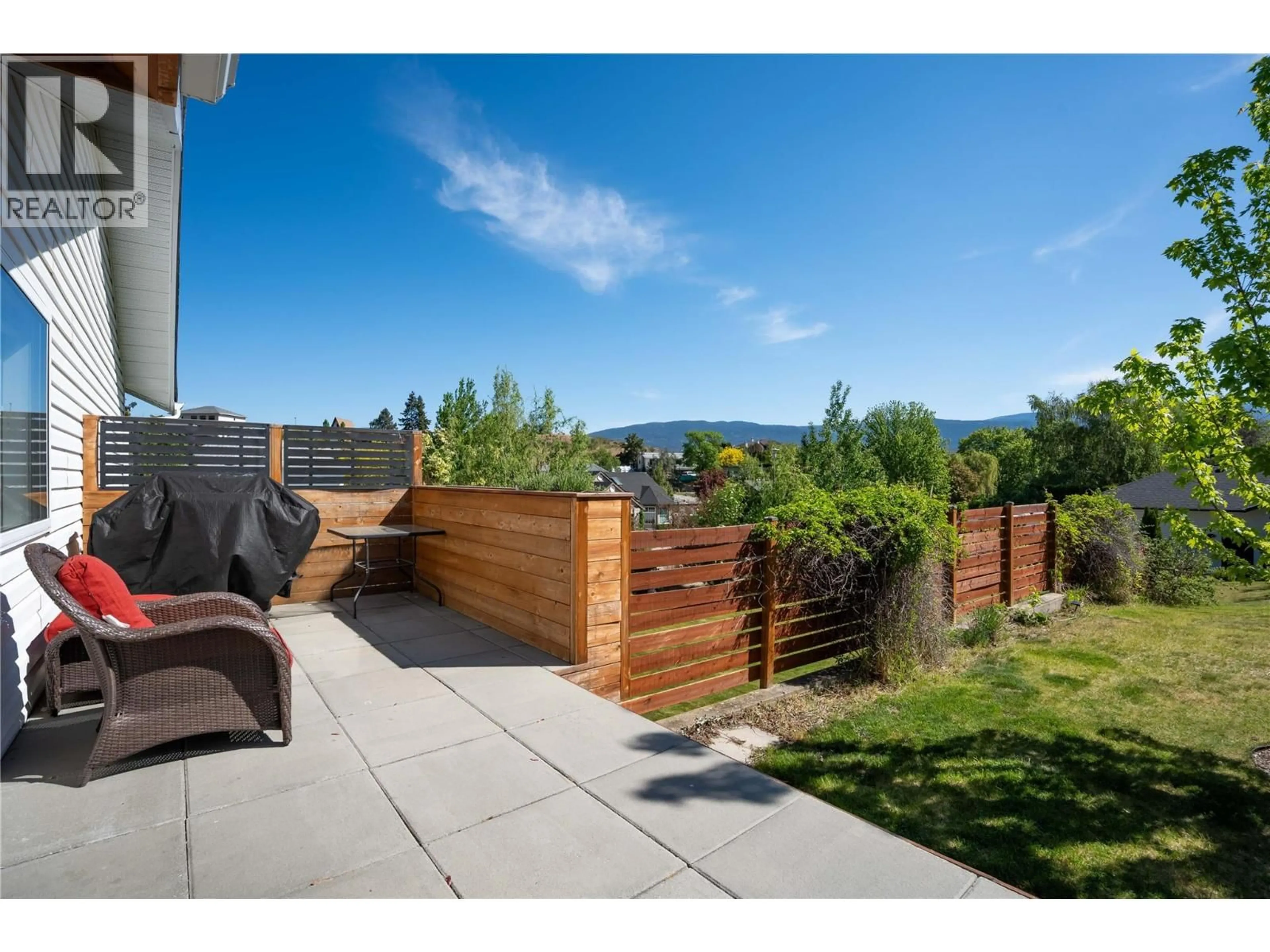 Patio, mountain view for 6106 ORR PLACE, Summerland British Columbia V0H1Z7