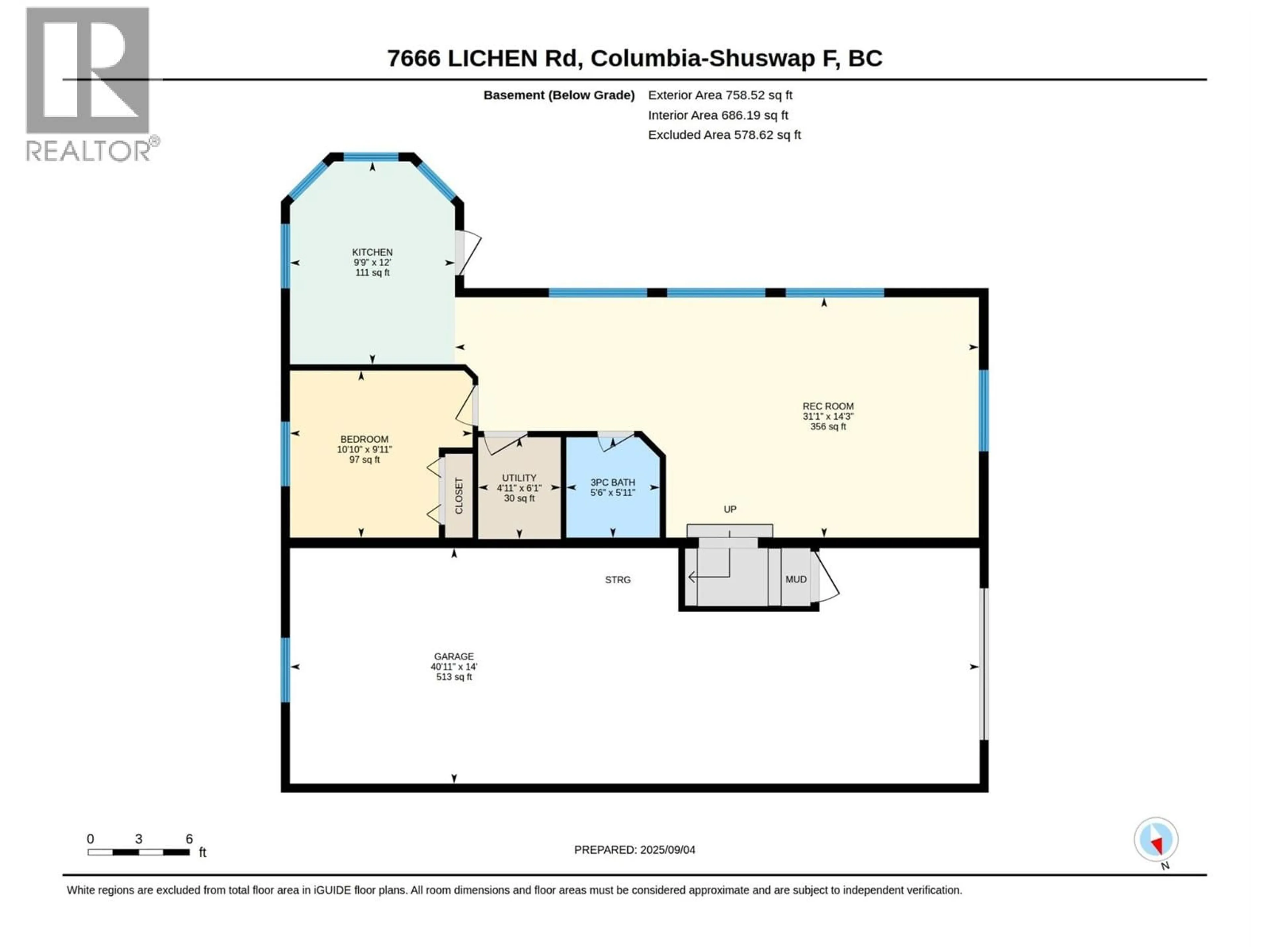 Floor plan for 7666 LICHEN ROAD, Anglemont British Columbia V0E1M8