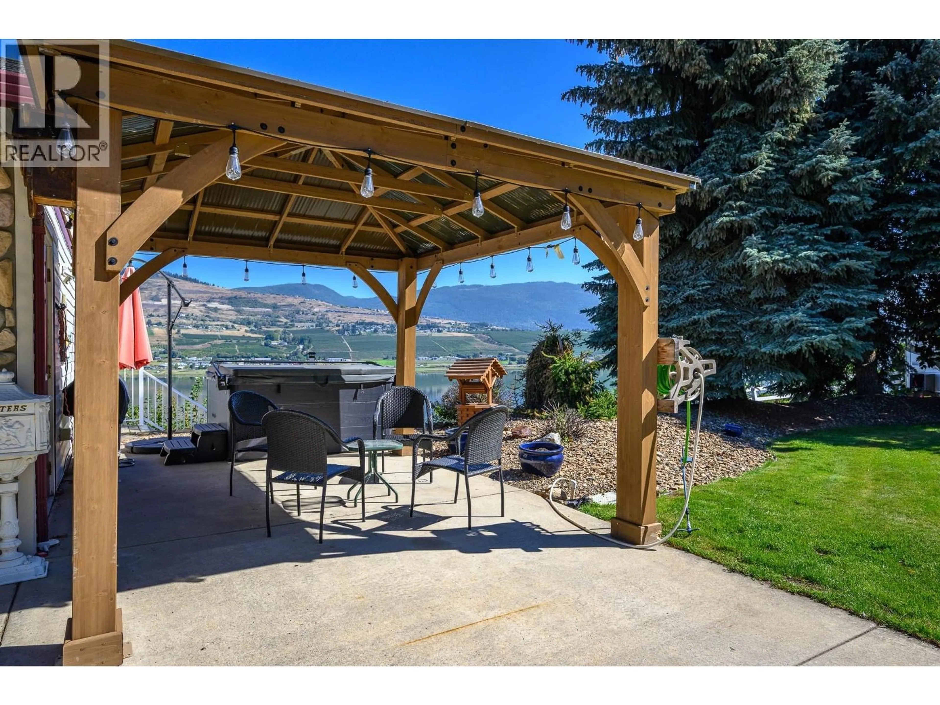 Patio, water/lake/river/ocean view for 7199 BREMMER ROAD, Vernon British Columbia V1H1W6