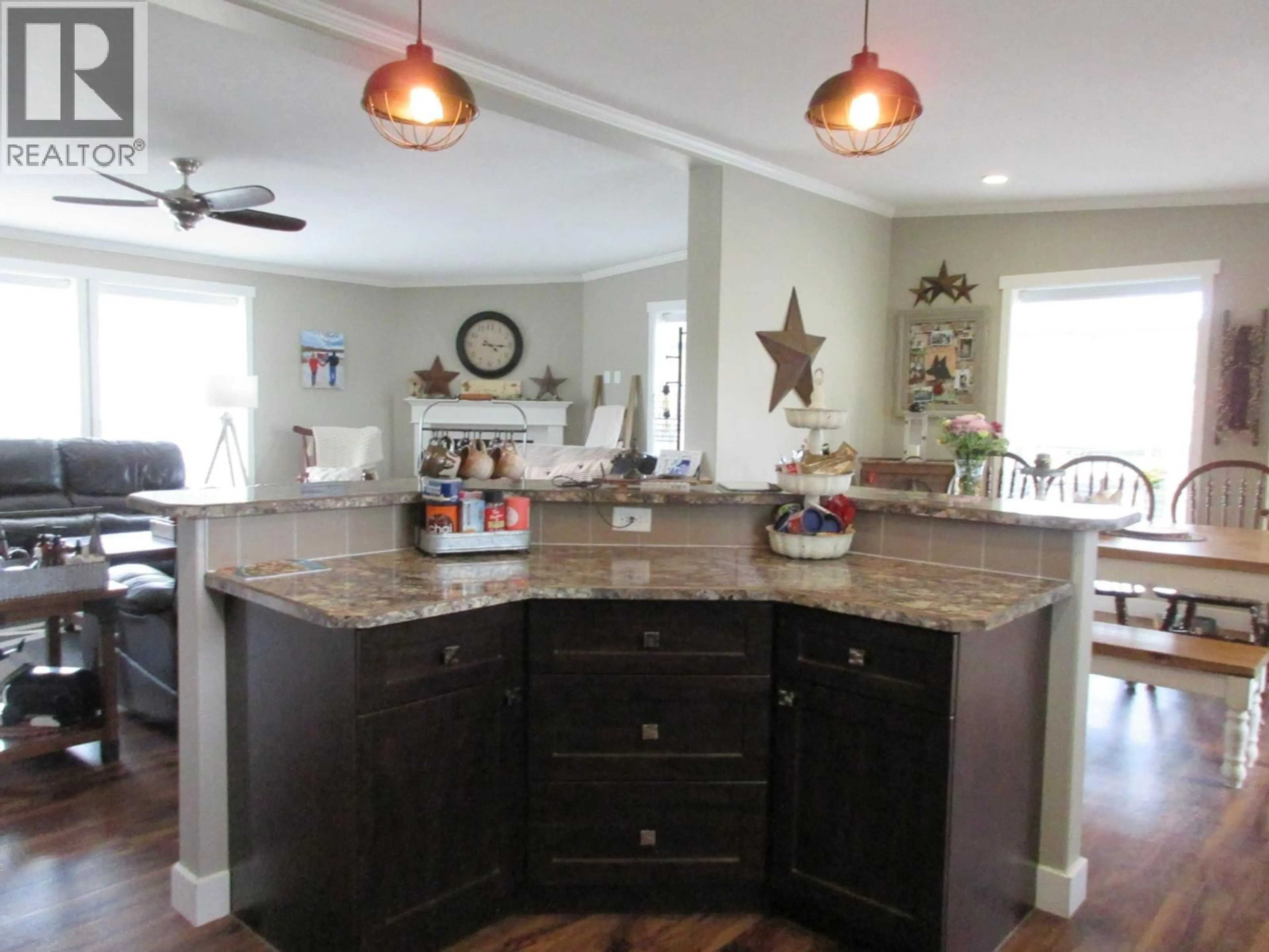 Open concept kitchen, ceramic/tile floor for 2544 CORKLE STREET, Merritt British Columbia V0K1Y0