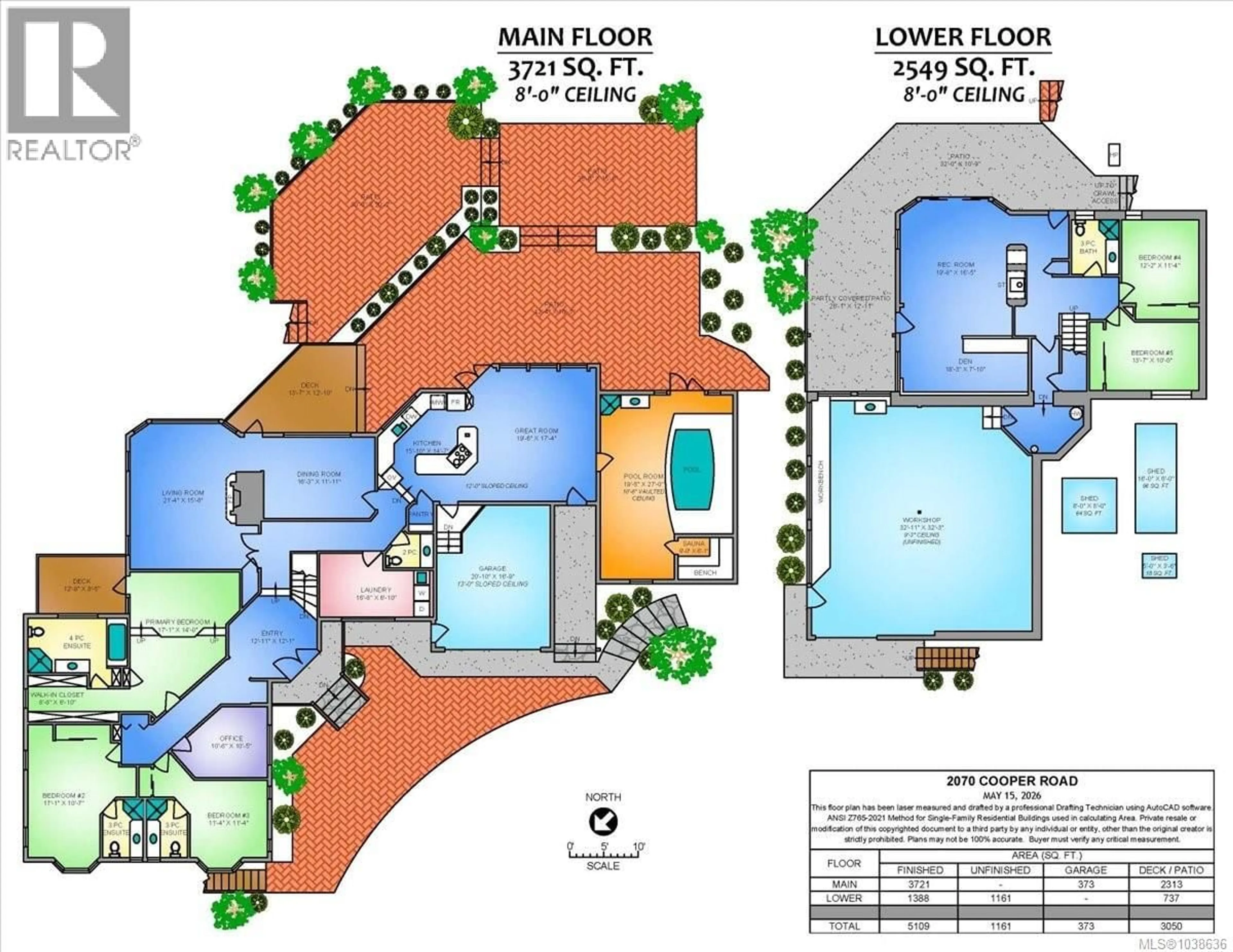 Floor plan for 2070 COOPER ROAD, Gabriola Island British Columbia V0R1X7
