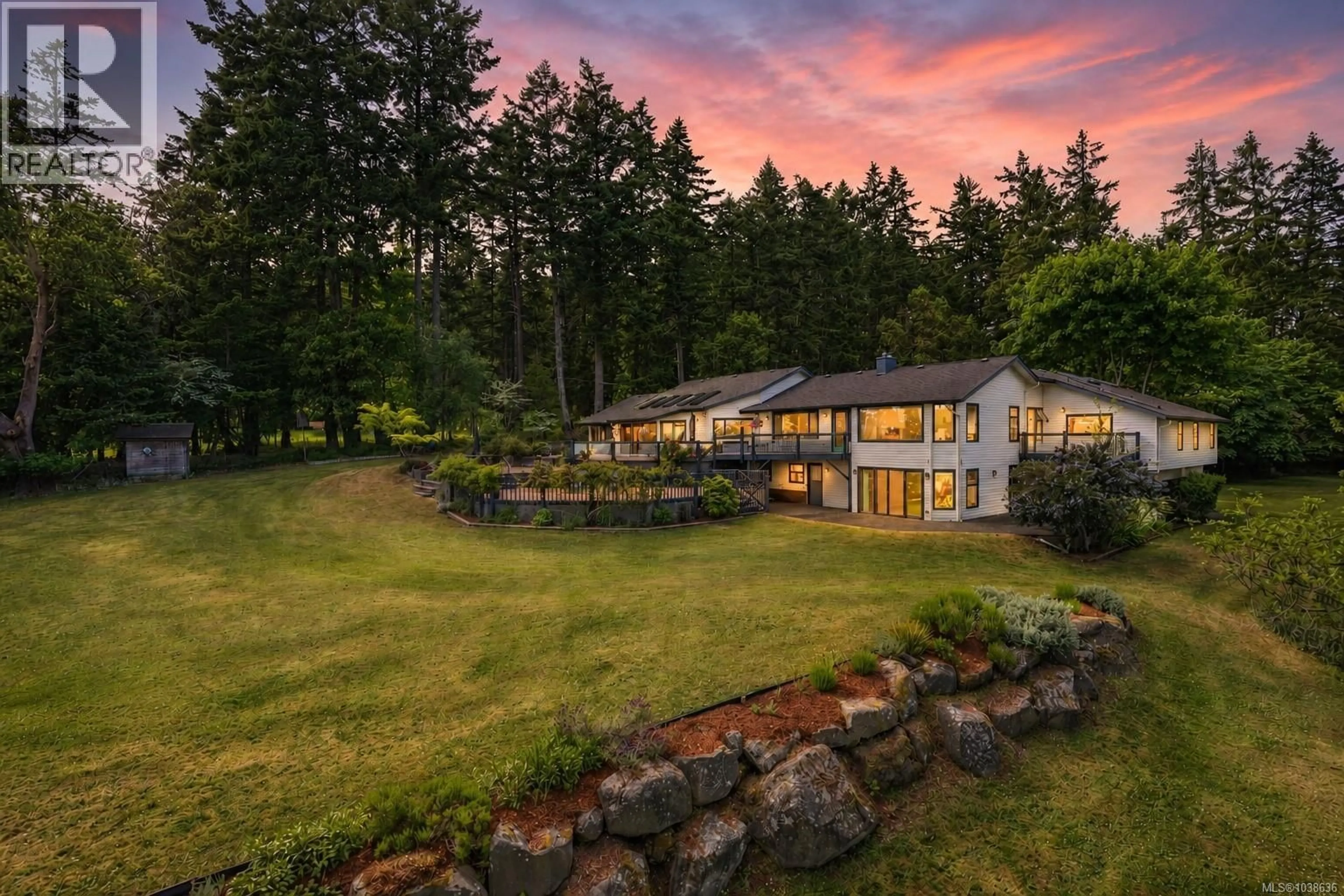 A pic from outside/outdoor area/front of a property/back of a property/a pic from drone, water/lake/river/ocean view for 2070 COOPER ROAD, Gabriola Island British Columbia V0R1X7