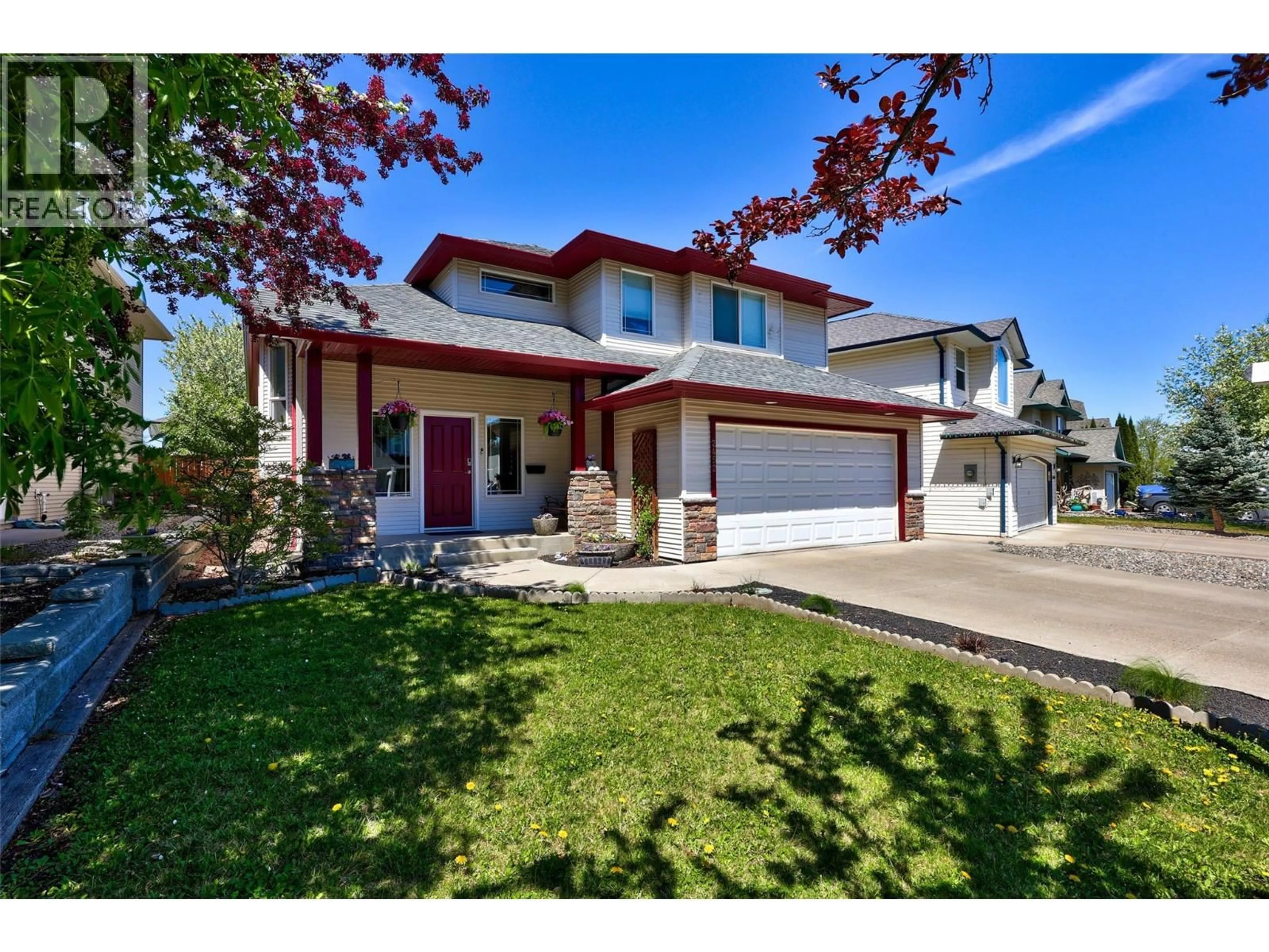Home with vinyl exterior material, street for 2452 ABBEYGLEN WAY, Kamloops British Columbia V1S1A5