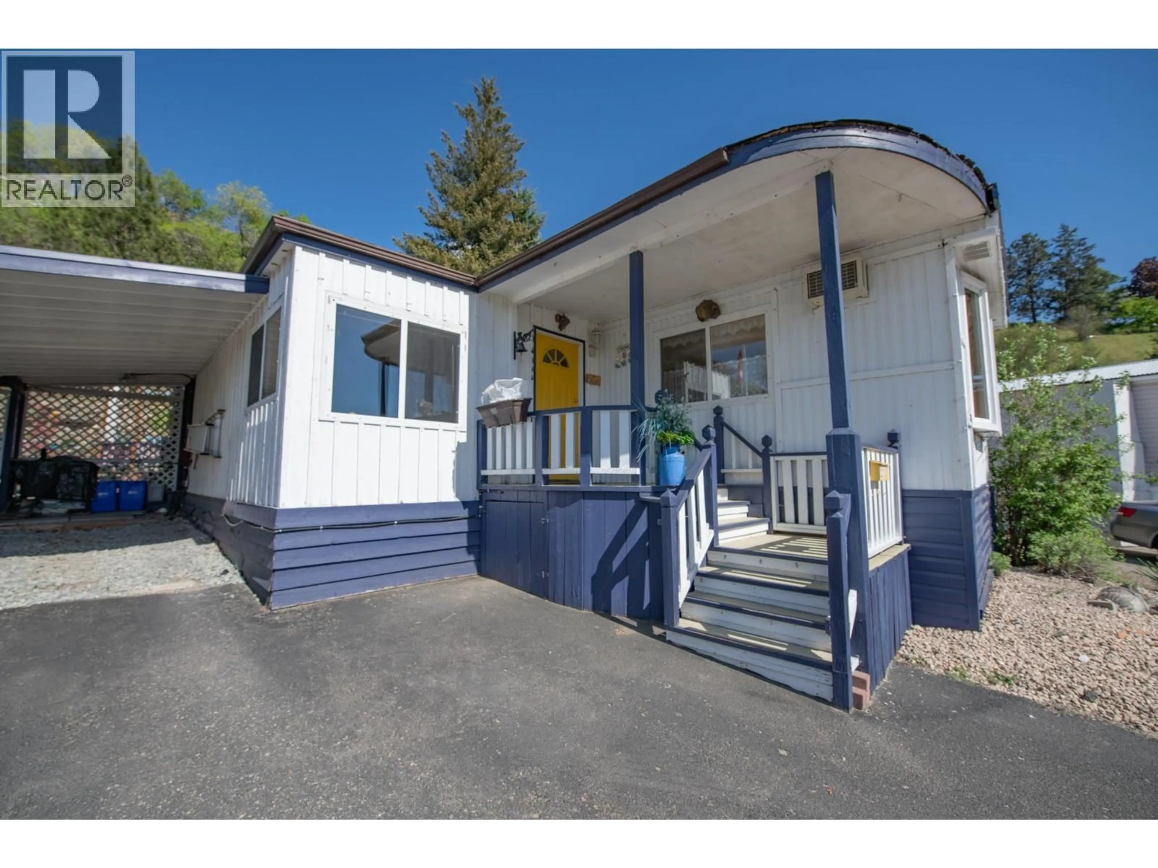 Home with vinyl exterior material, street for 321 - 15401 KALAMALKA ROAD, Vernon British Columbia V1B1Z3