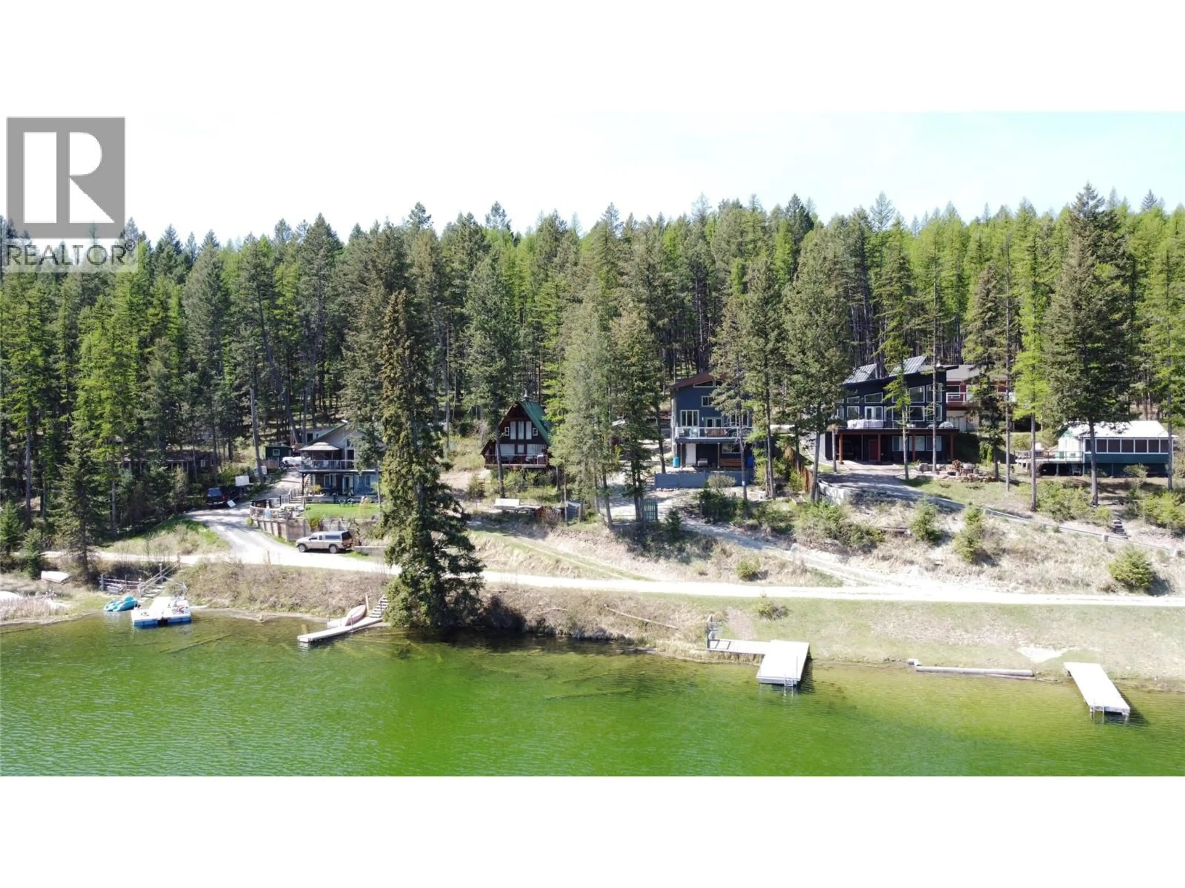 A pic from outside/outdoor area/front of a property/back of a property/a pic from drone, water/lake/river/ocean view for 2559 NORTH STAR LAKE ROAD, Jaffray British Columbia V0B1T0