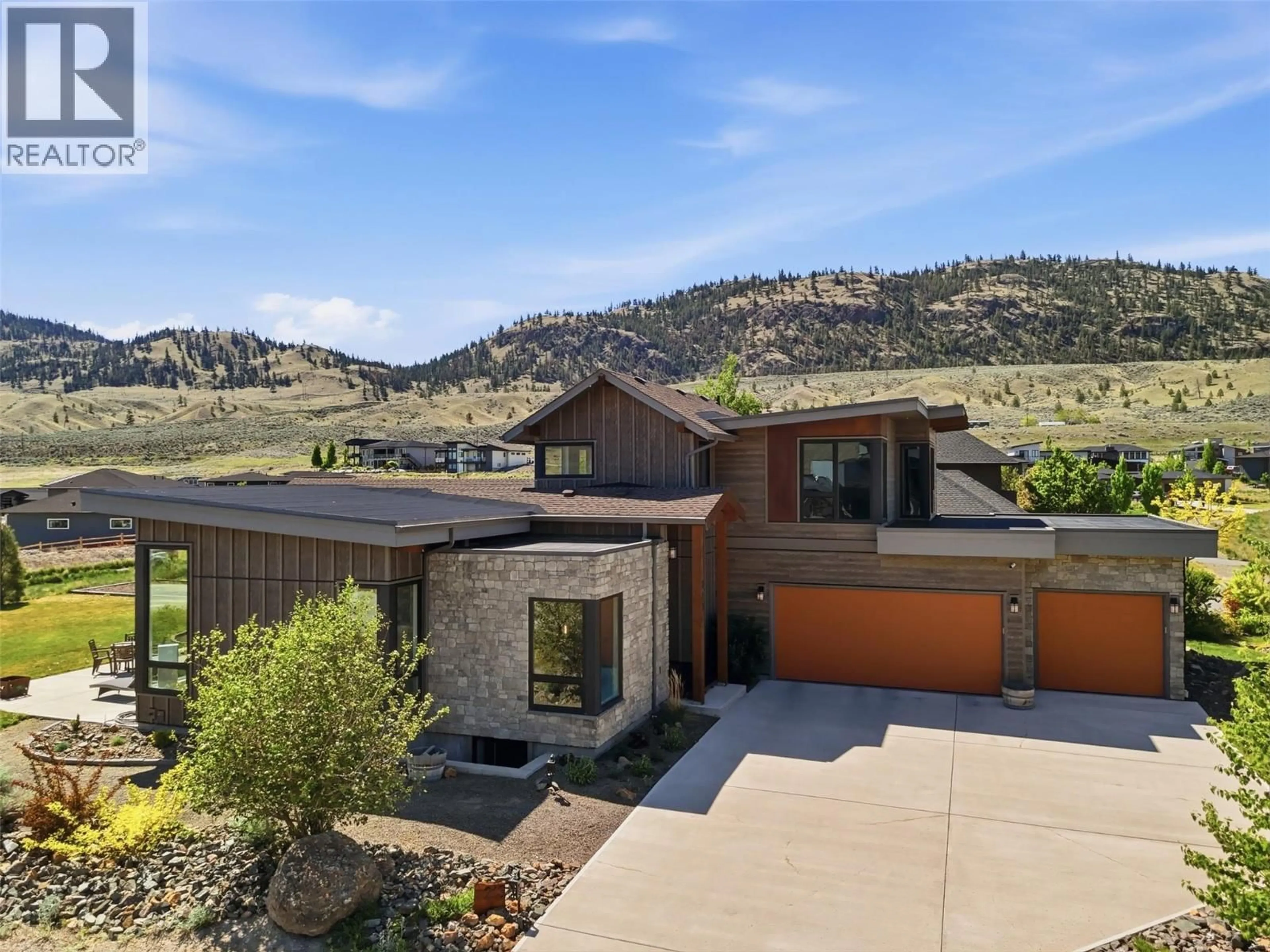Home with brick exterior material, mountain view for 213 RUE CHEVAL NOIR OTHER, Kamloops British Columbia V1S0B3