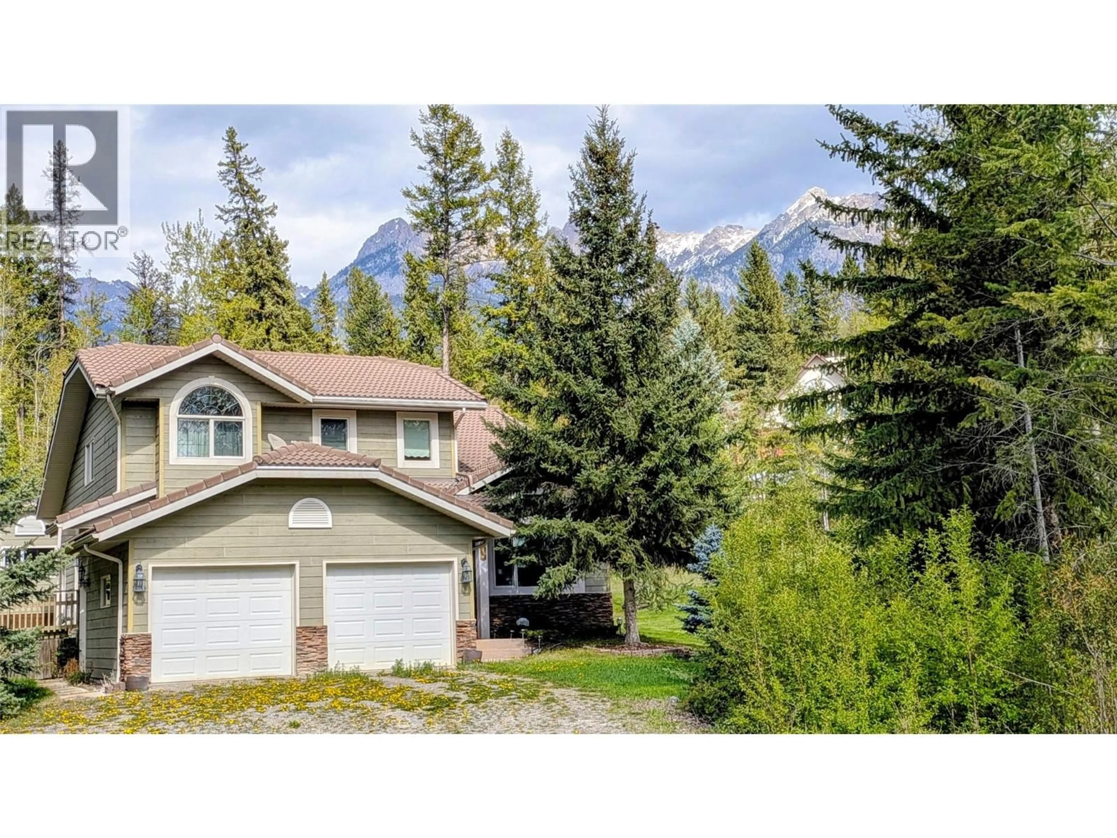 A pic from outside/outdoor area/front of a property/back of a property/a pic from drone, mountain view for 4893 FAIRMONT CREEK ROAD, Fairmont Hot Springs British Columbia V0B1L1