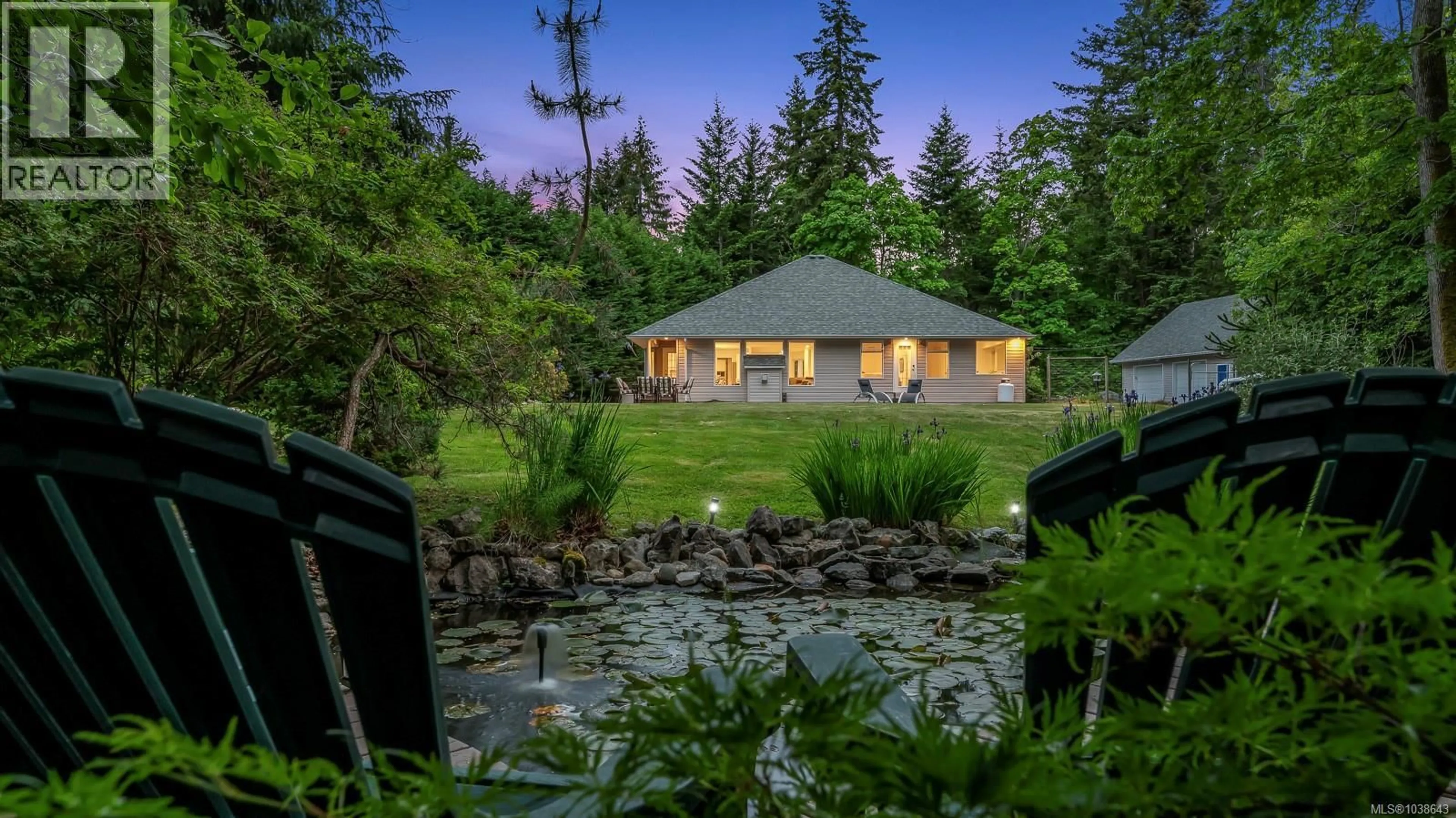Patio, water/lake/river/ocean view for 5888 SEA TERRACE ROAD, Courtenay British Columbia V9J1W1