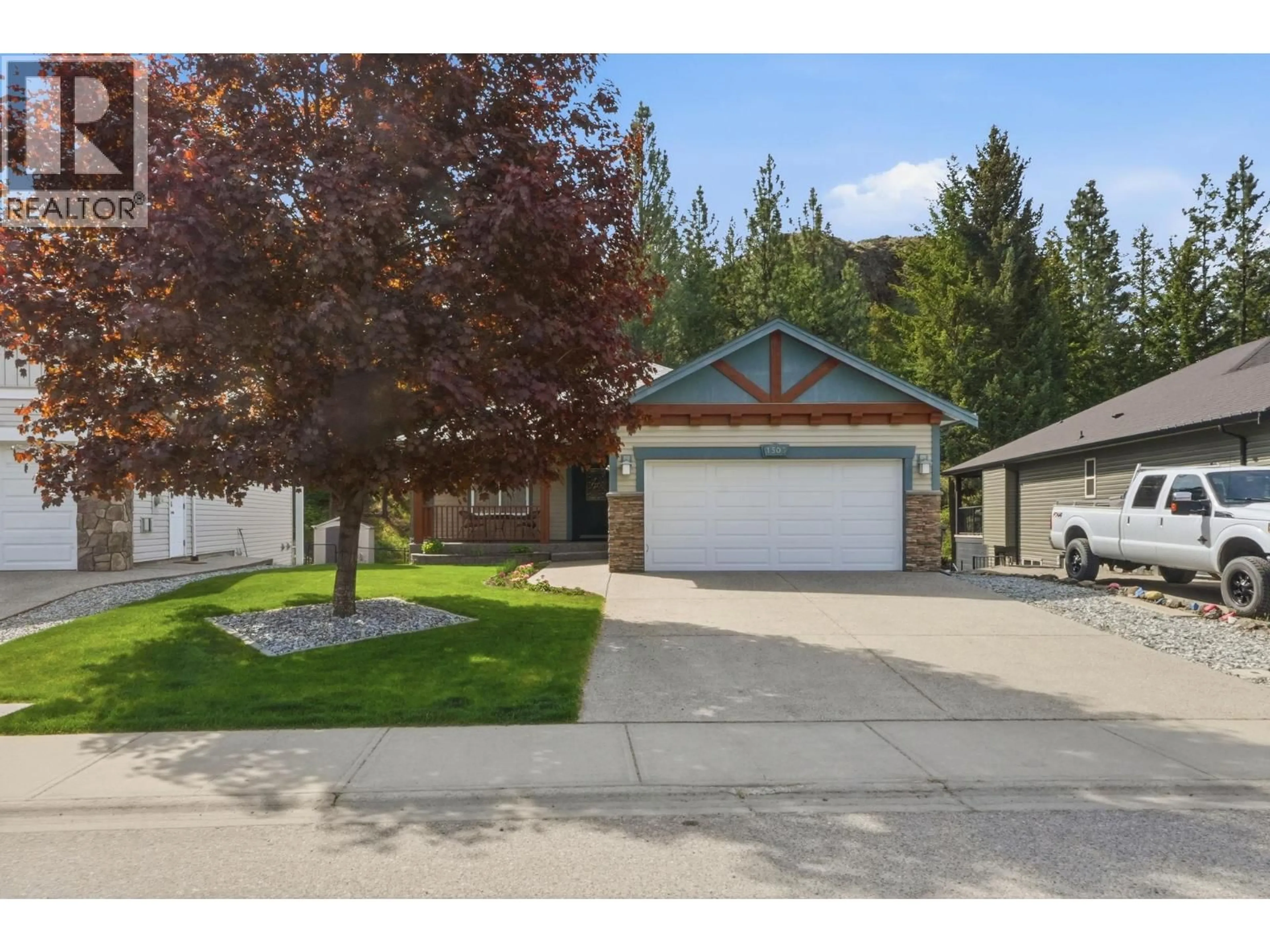 Home with vinyl exterior material, street for 1503 ROSE MEADOW DRIVE, West Kelowna British Columbia V1Z4A7