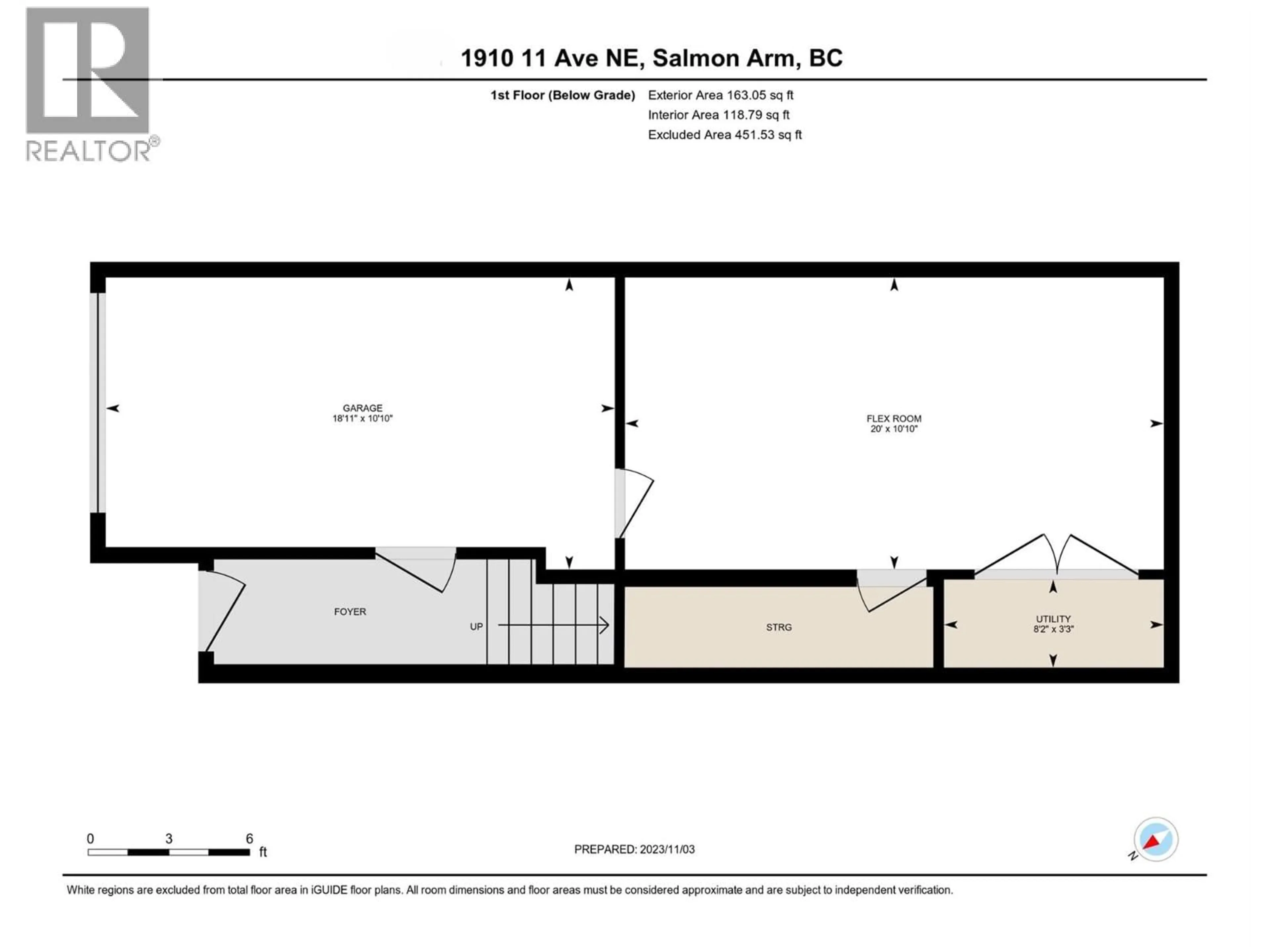 Floor plan for 5 - 1910 11 AVENUE NORTHEAST, Salmon Arm British Columbia V1E2V5
