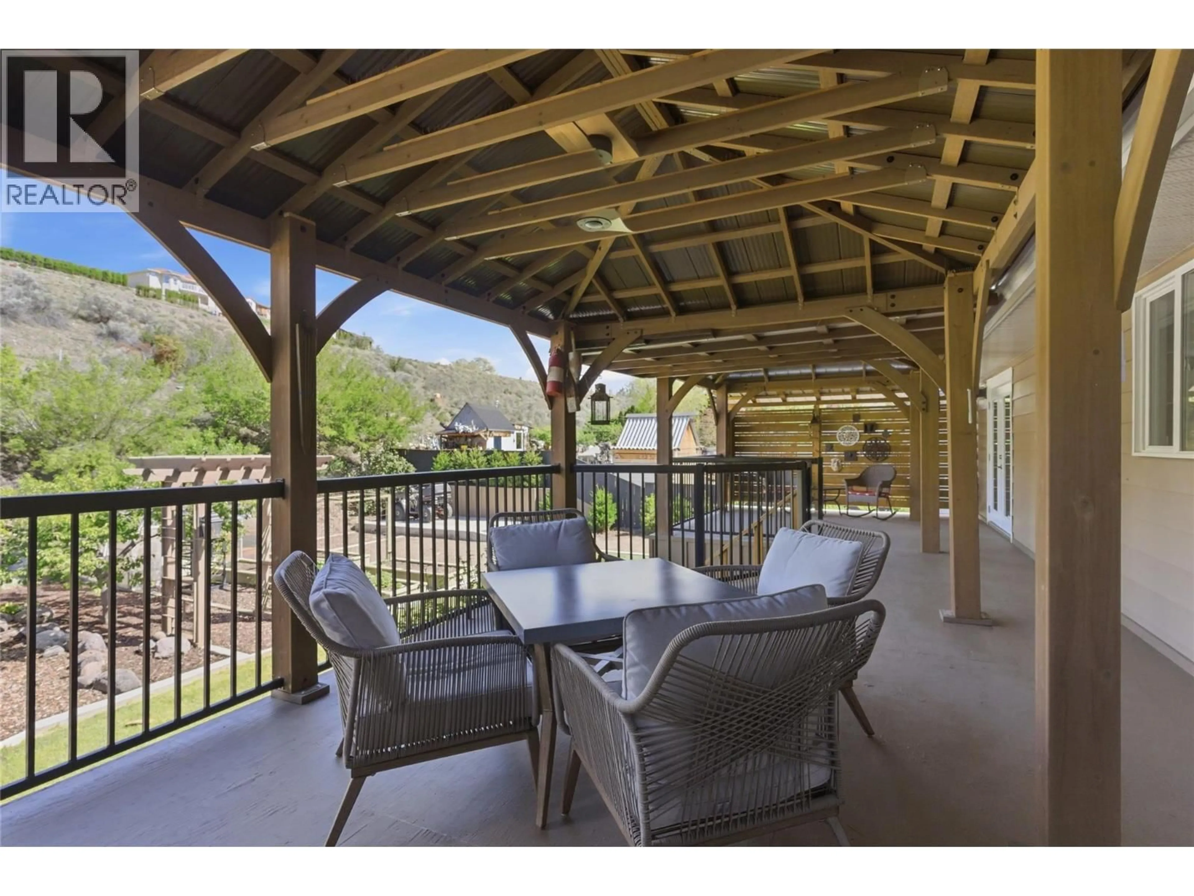Patio, mountain view for 1153 MACLEAN DRIVE, Cache Creek British Columbia V0K1H0