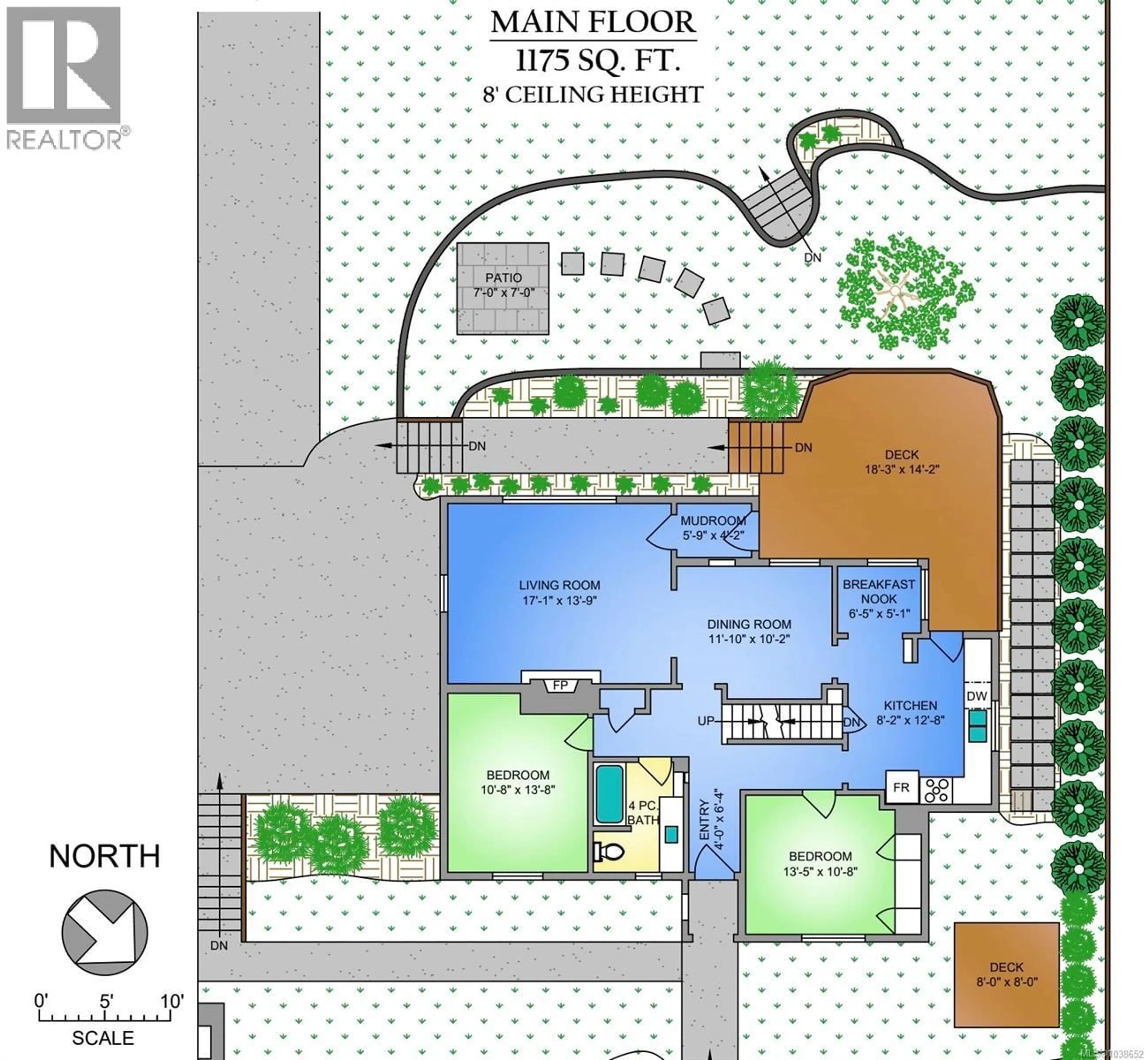 Floor plan for 1161 CLOVELLY TERRACE, Saanich British Columbia V8P1V7