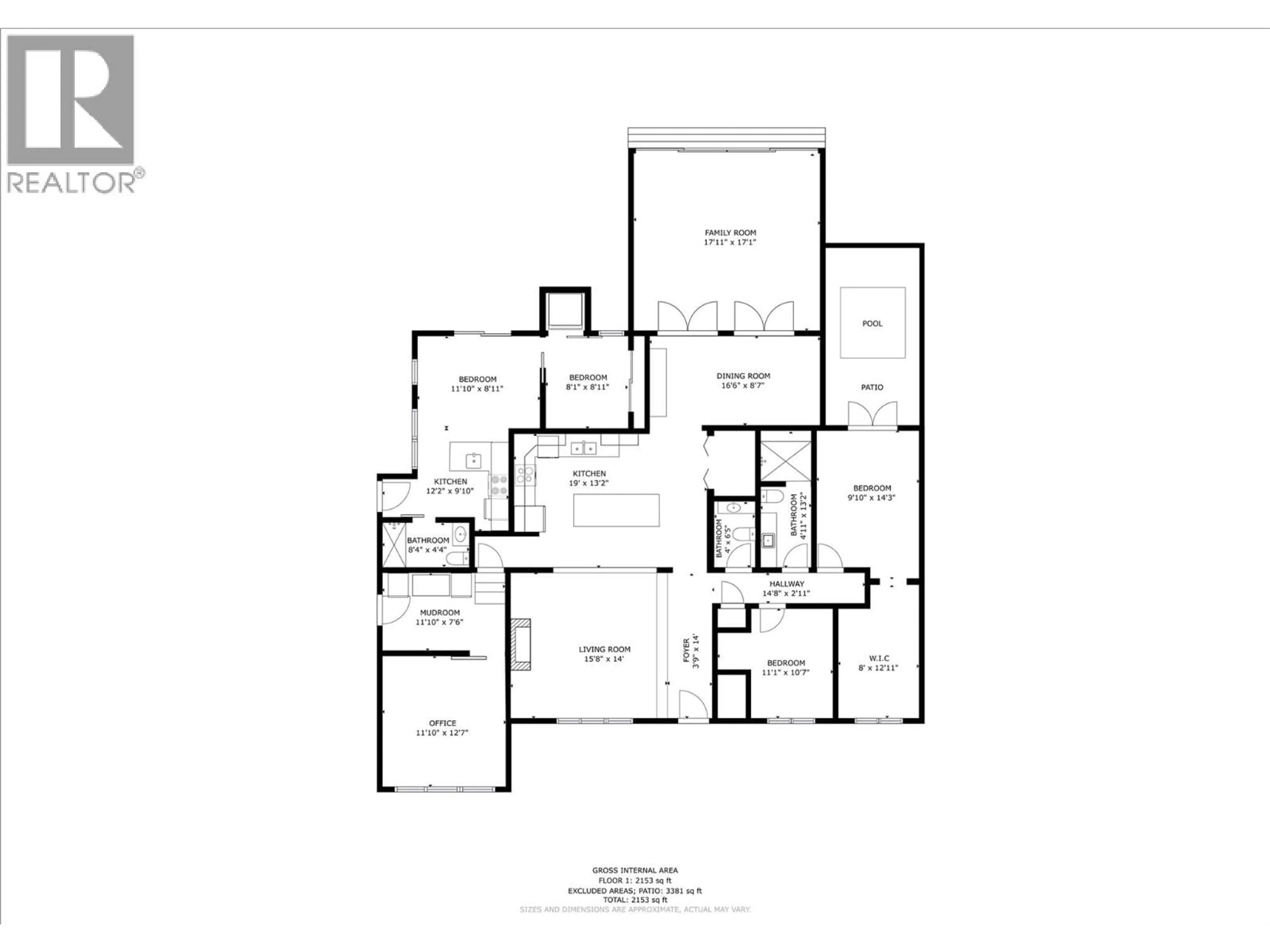 Floor plan for 350 PERTH ROAD, Kelowna British Columbia V1X3R4