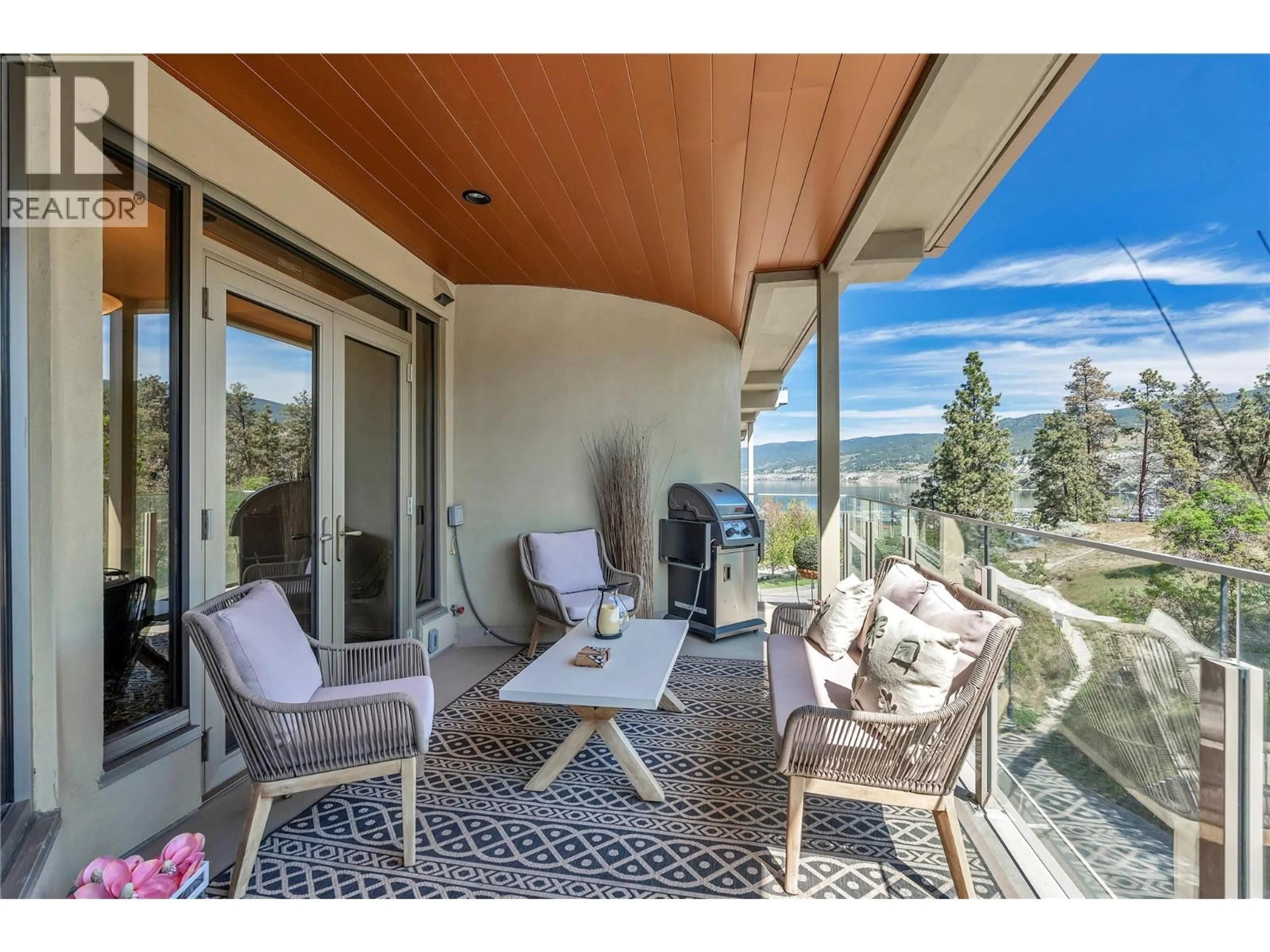 Patio, mountain view for 606 - 250 MARINA WAY, Penticton British Columbia V2A1H4