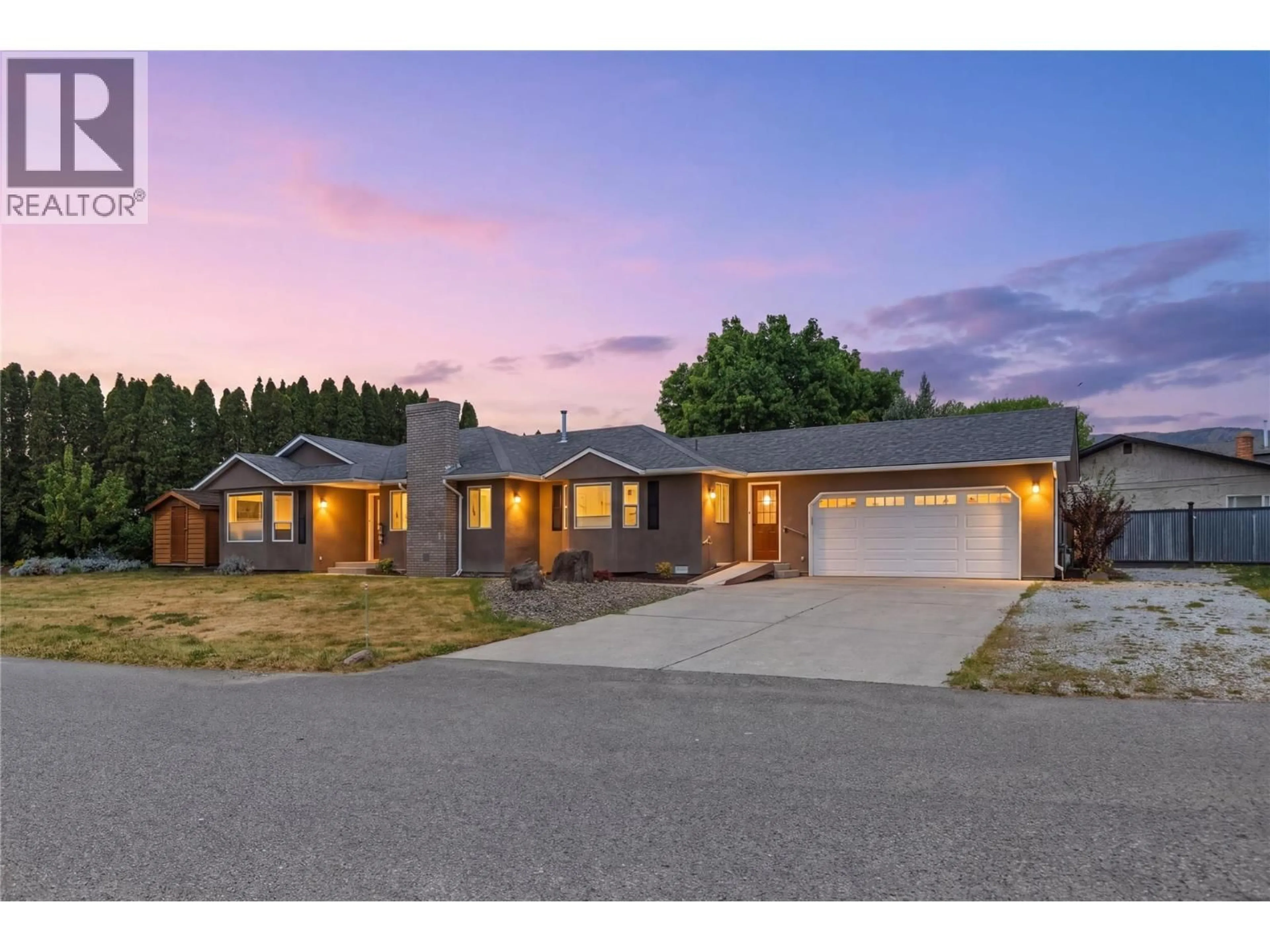 A pic from outside/outdoor area/front of a property/back of a property/a pic from drone, street for 3980 MILFORD ROAD, West Kelowna British Columbia V4T1X2