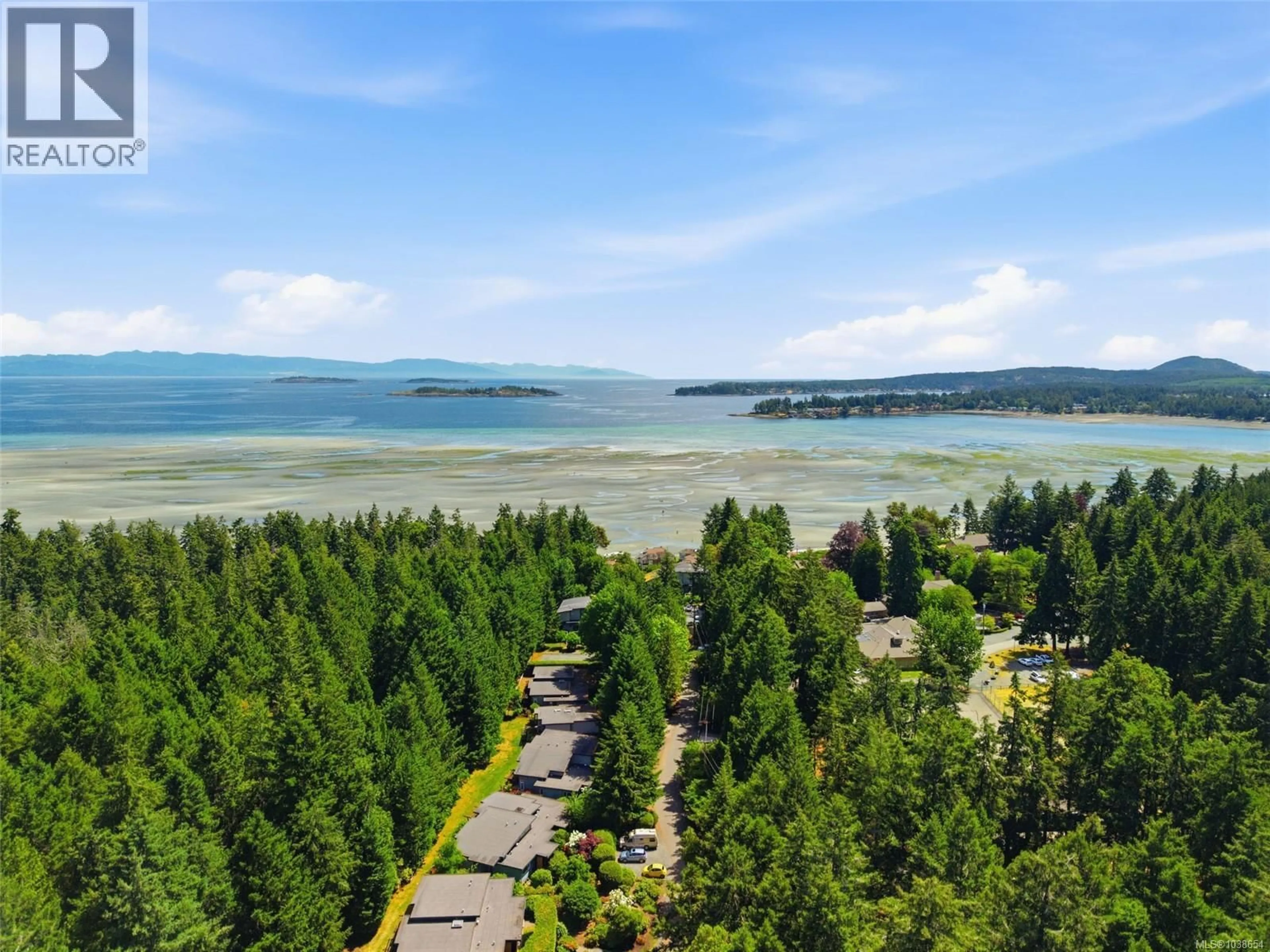 A pic from outside/outdoor area/front of a property/back of a property/a pic from drone, water/lake/river/ocean view for 53 - 1059 TANGLEWOOD PLACE, Parksville British Columbia V9P2E4