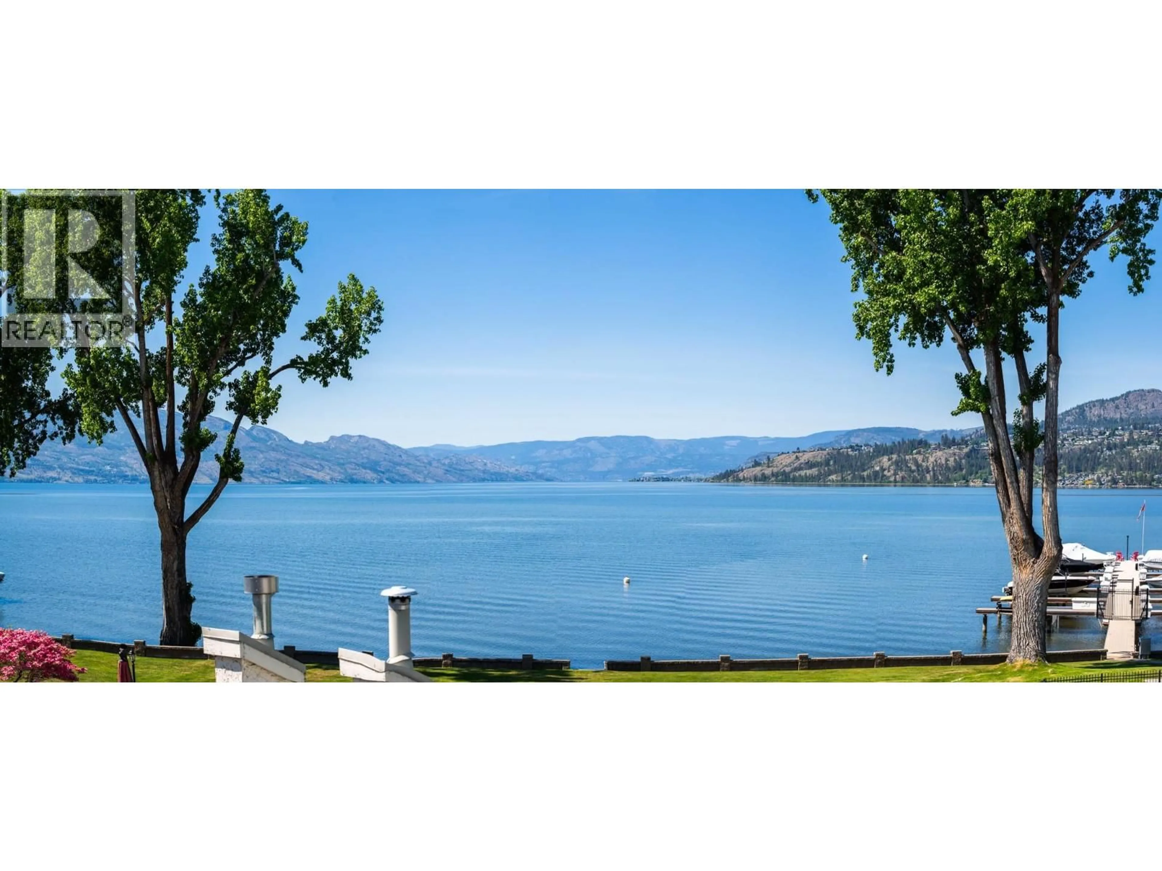 A pic from outside/outdoor area/front of a property/back of a property/a pic from drone, water/lake/river/ocean view for 309 - 2900 ABBOTT STREET, Kelowna British Columbia V1Y1G6