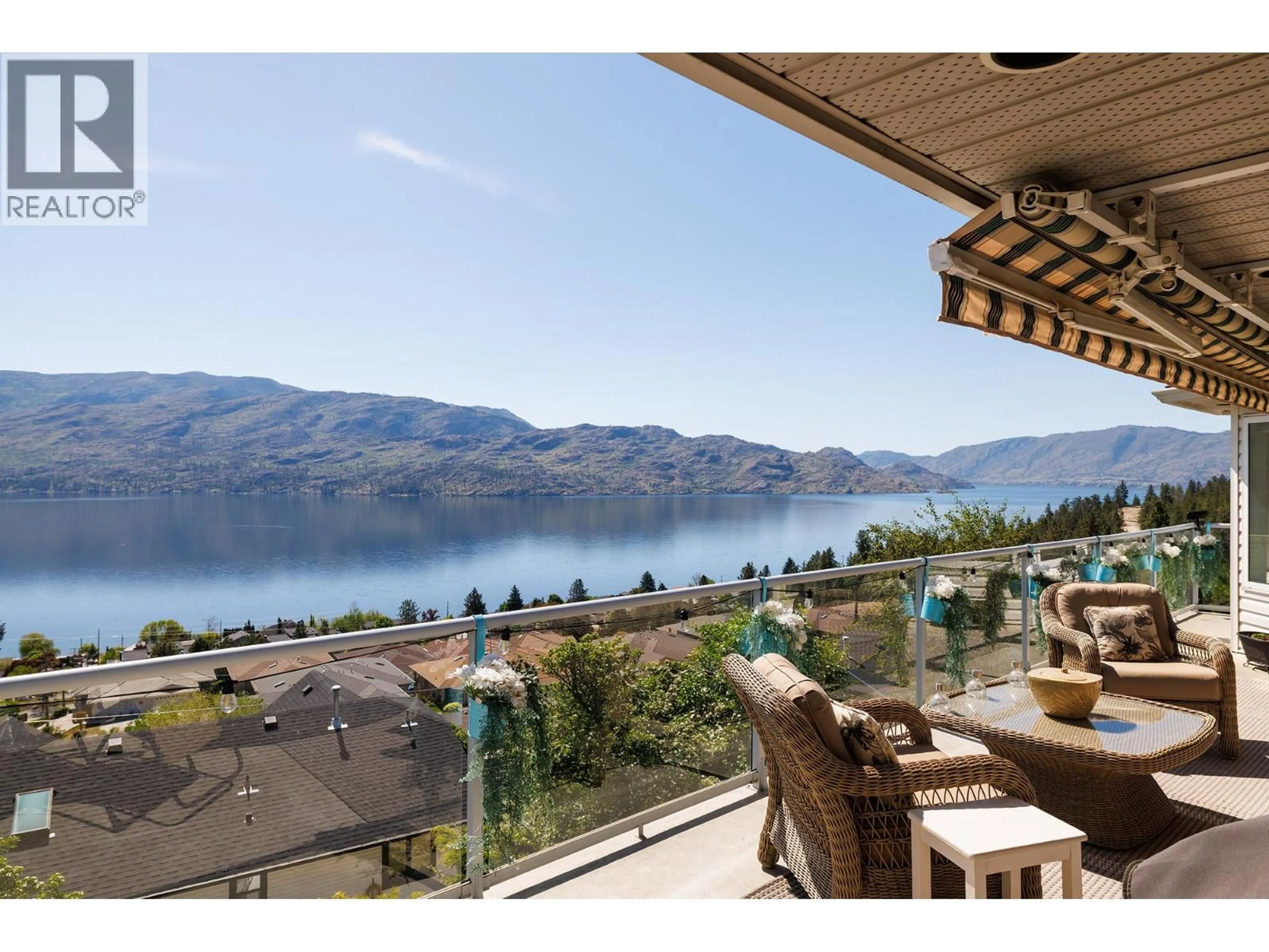 Patio, water/lake/river/ocean view for 5273 SUTHERLAND ROAD, Peachland British Columbia V0H1X2