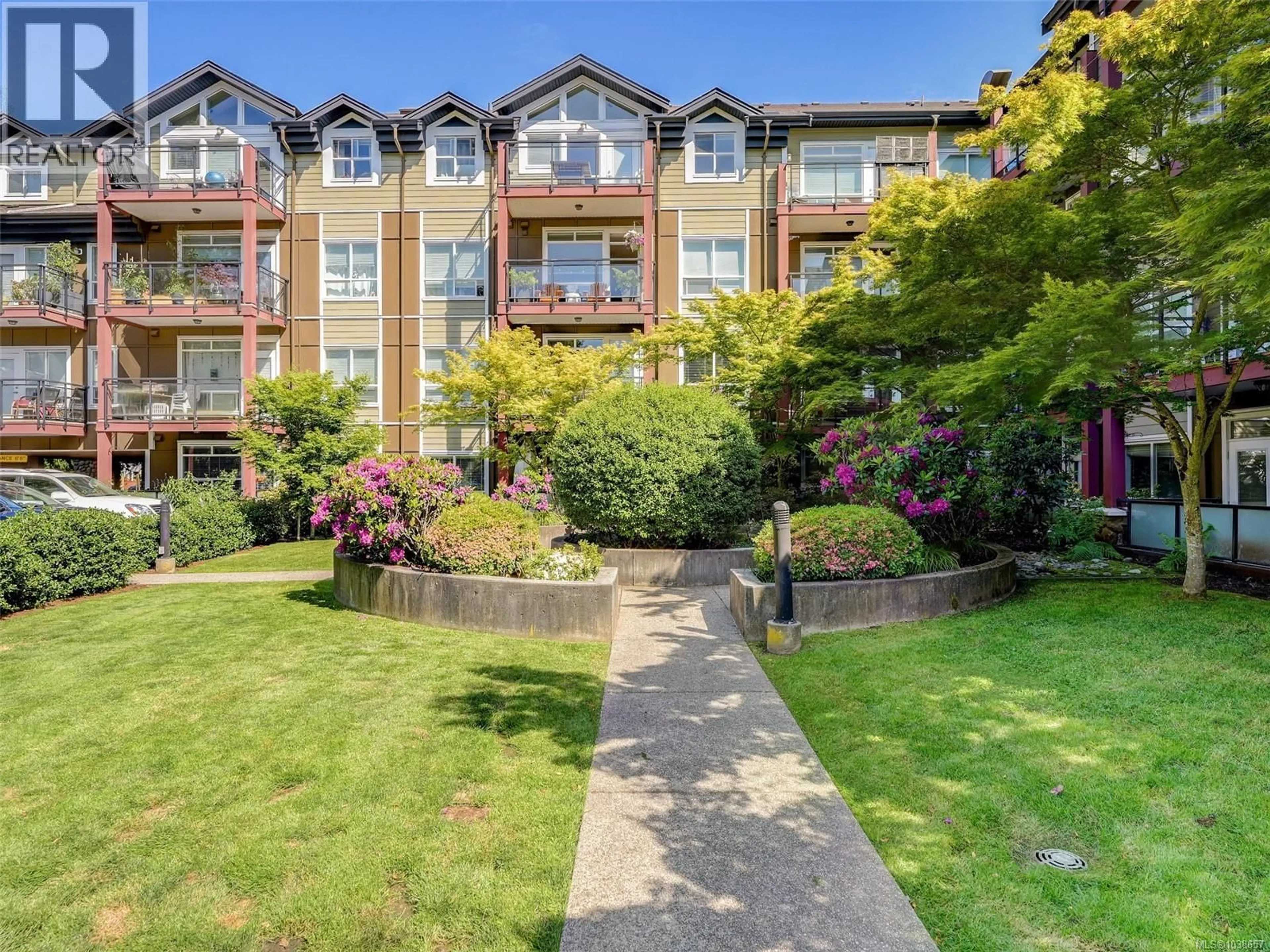 A pic from outside/outdoor area/front of a property/back of a property/a pic from drone, unknown for 218 - 2710 JACKLIN ROAD, Langford British Columbia V9B0K5