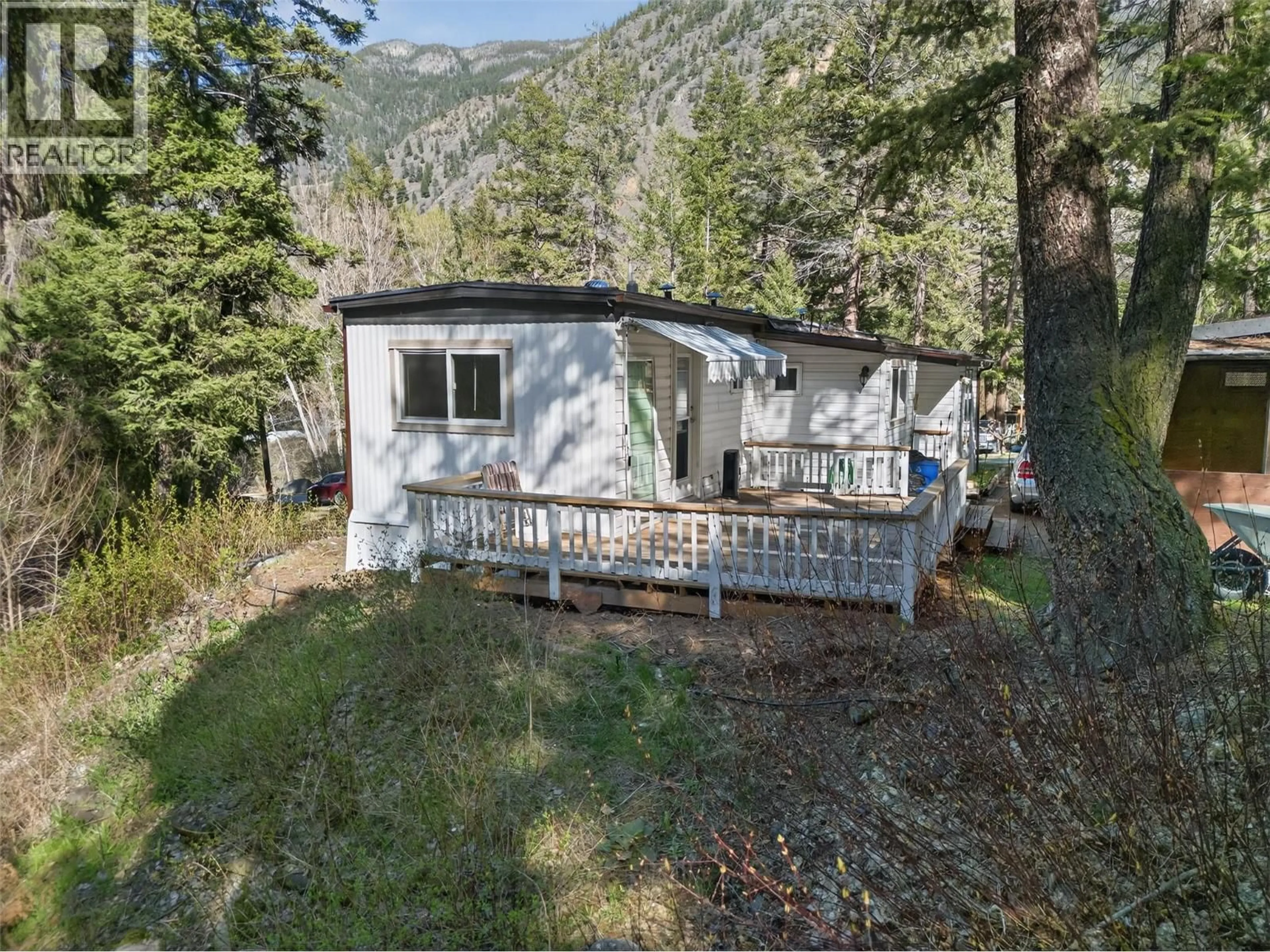 A pic from outside/outdoor area/front of a property/back of a property/a pic from drone, unknown for 16 - 1514 HWY 3A OTHER, Keremeos British Columbia V0X1N6