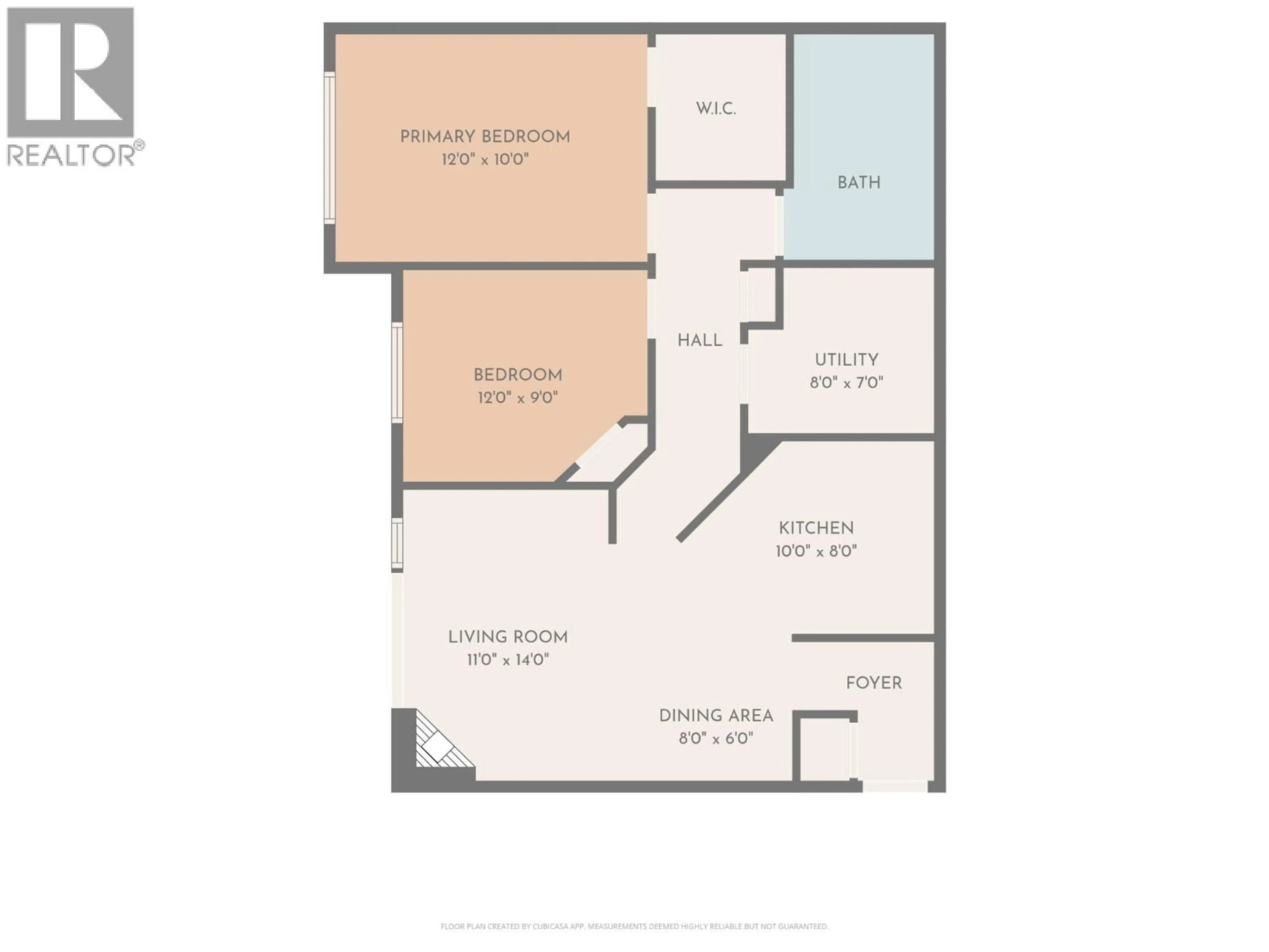 Floor plan for 32 - 807 RAILWAY AVENUE, Ashcroft British Columbia V0K1A0