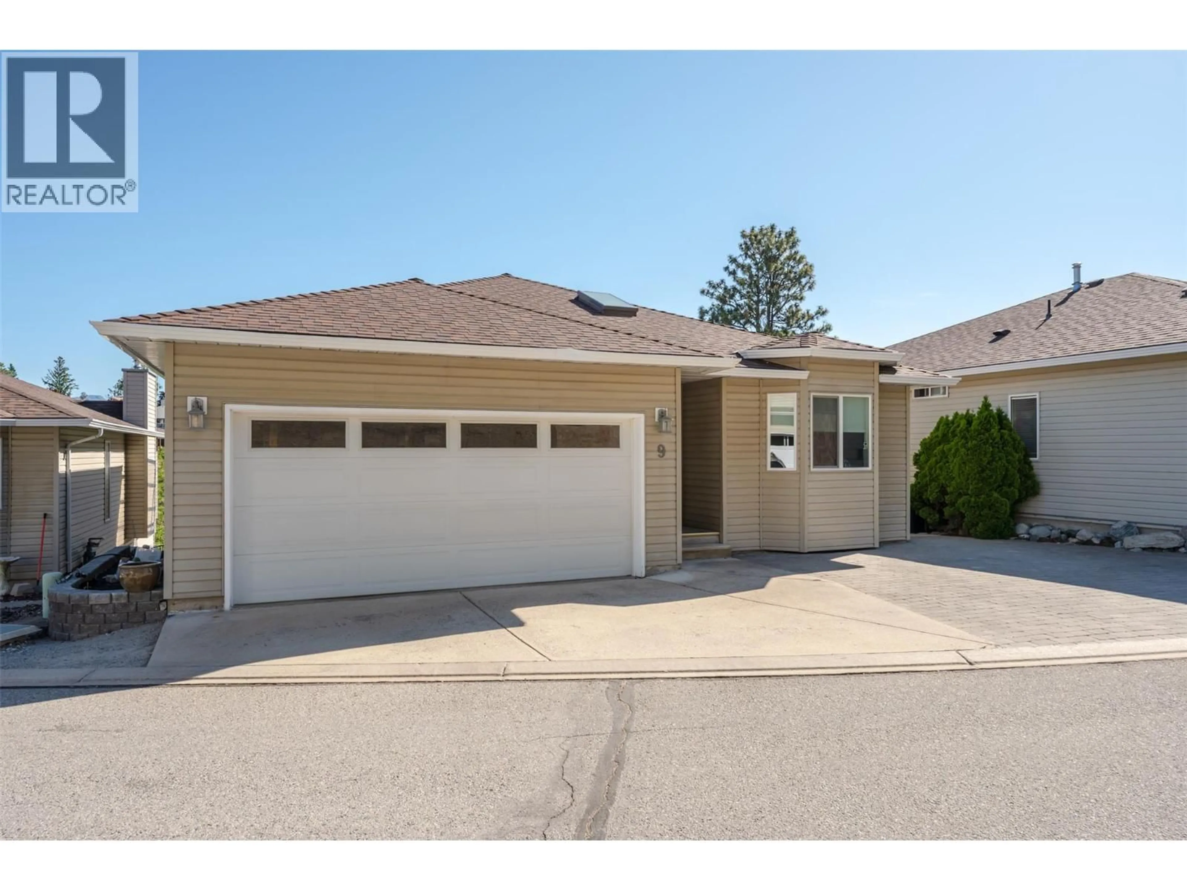 Home with vinyl exterior material, street for 9 - 7110 HESPELER ROAD, Summerland British Columbia V0H1Z4