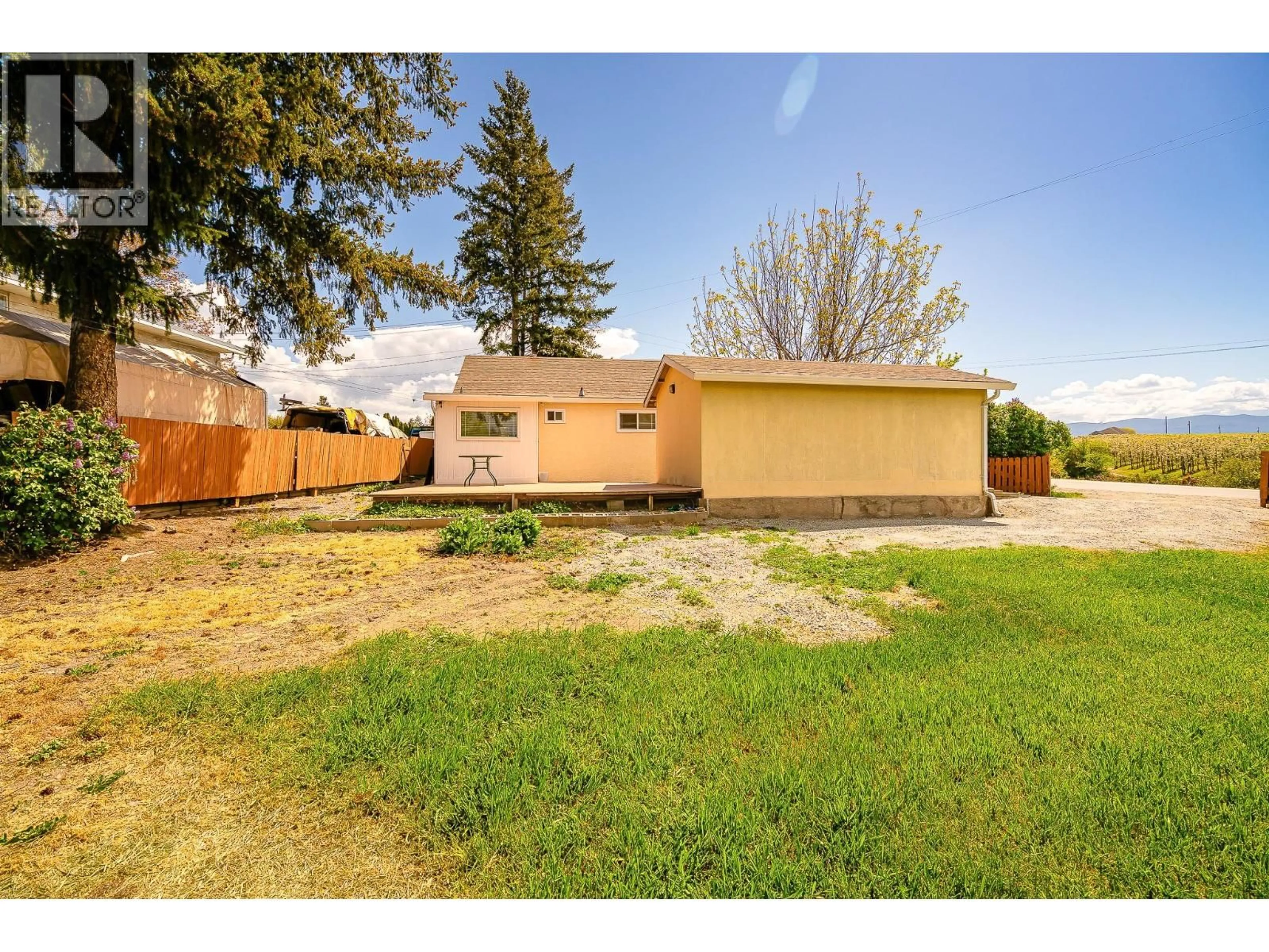 A pic from outside/outdoor area/front of a property/back of a property/a pic from drone, street for 302 VALLEY ROAD NORTH, Kelowna British Columbia V1V2G1