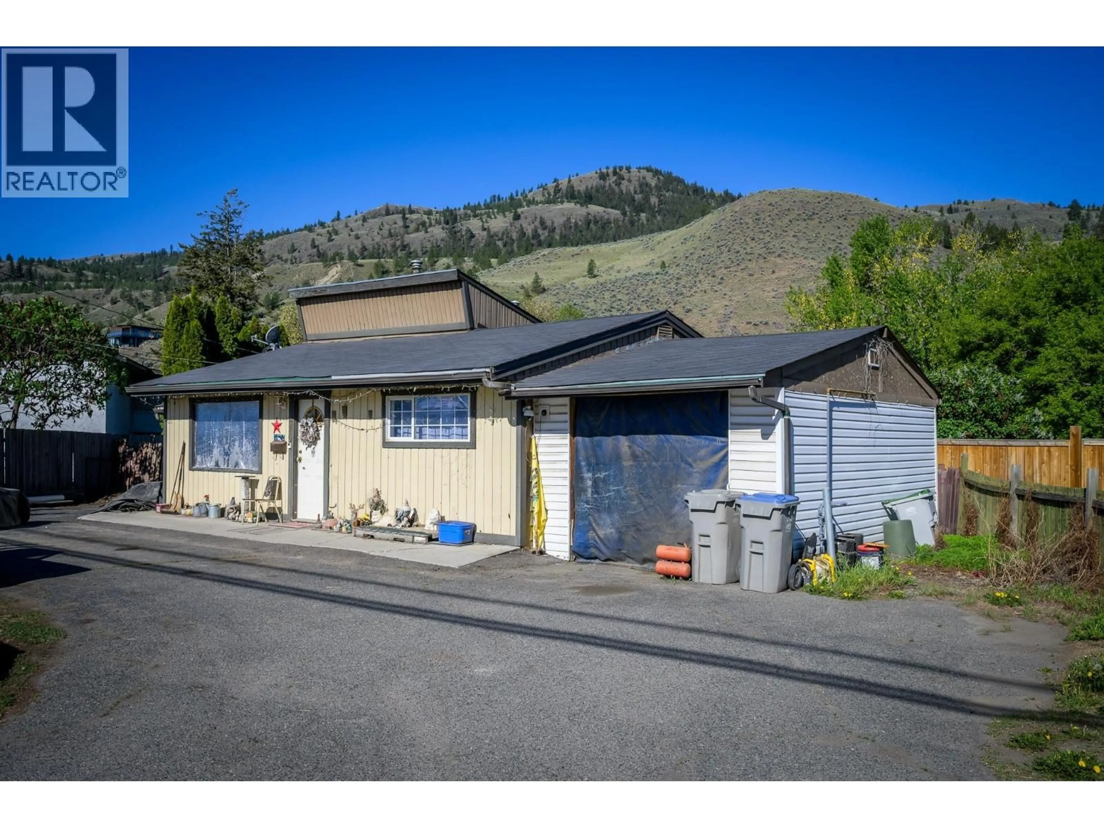 A pic from outside/outdoor area/front of a property/back of a property/a pic from drone, unknown for 2810 WESTSYDE ROAD, Kamloops British Columbia V2B7E3