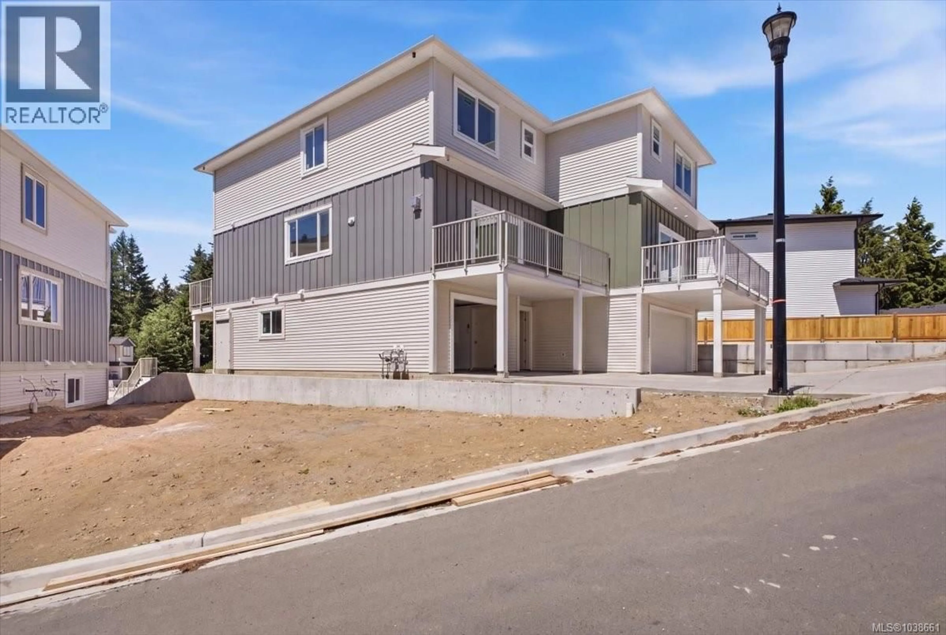 Home with vinyl exterior material, street for 26 LEAM ROAD, Nanaimo British Columbia V9T3N7