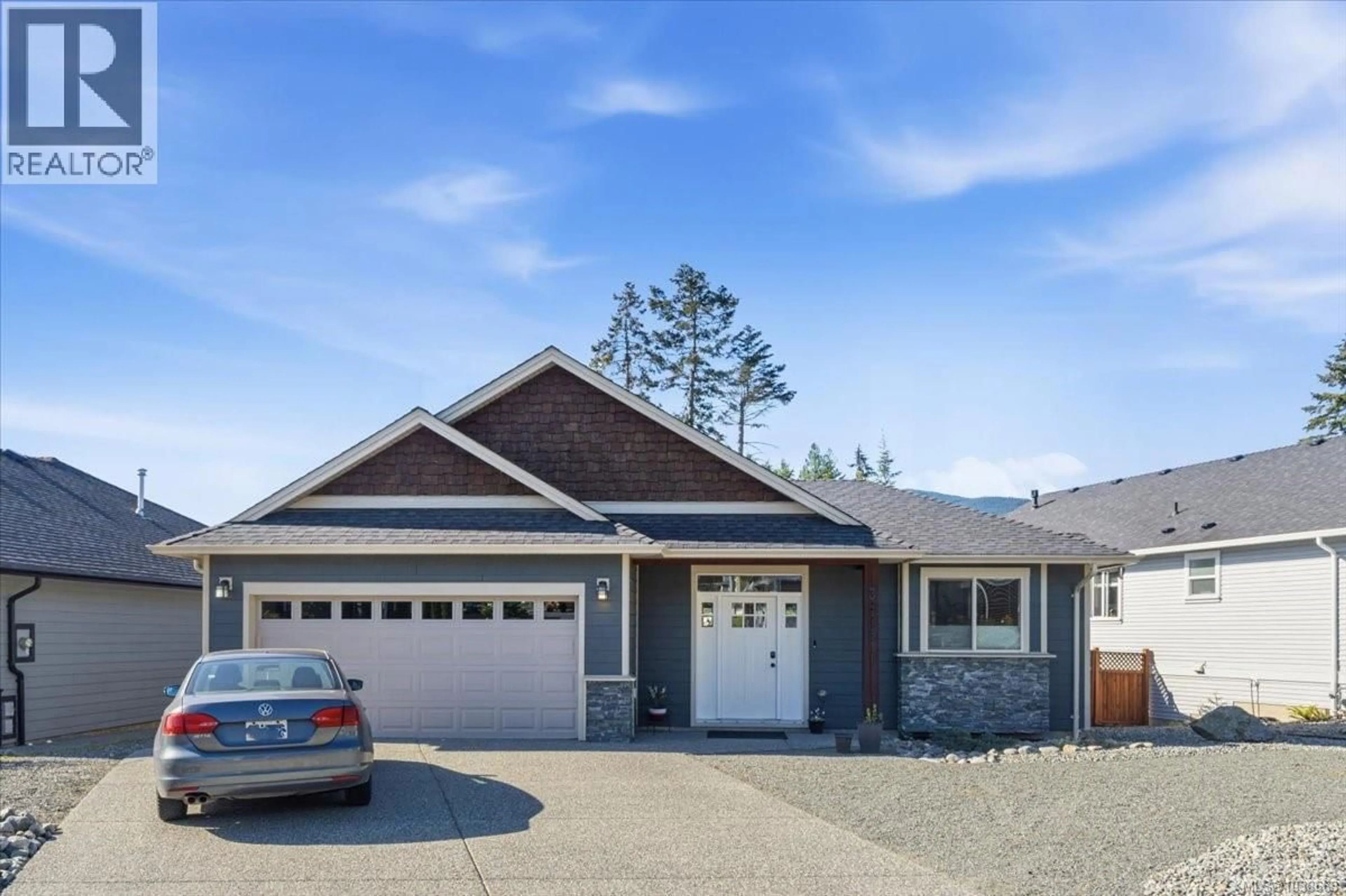 Home with vinyl exterior material, street for 3825 MARJORIE WAY, Nanaimo British Columbia V9T0K3