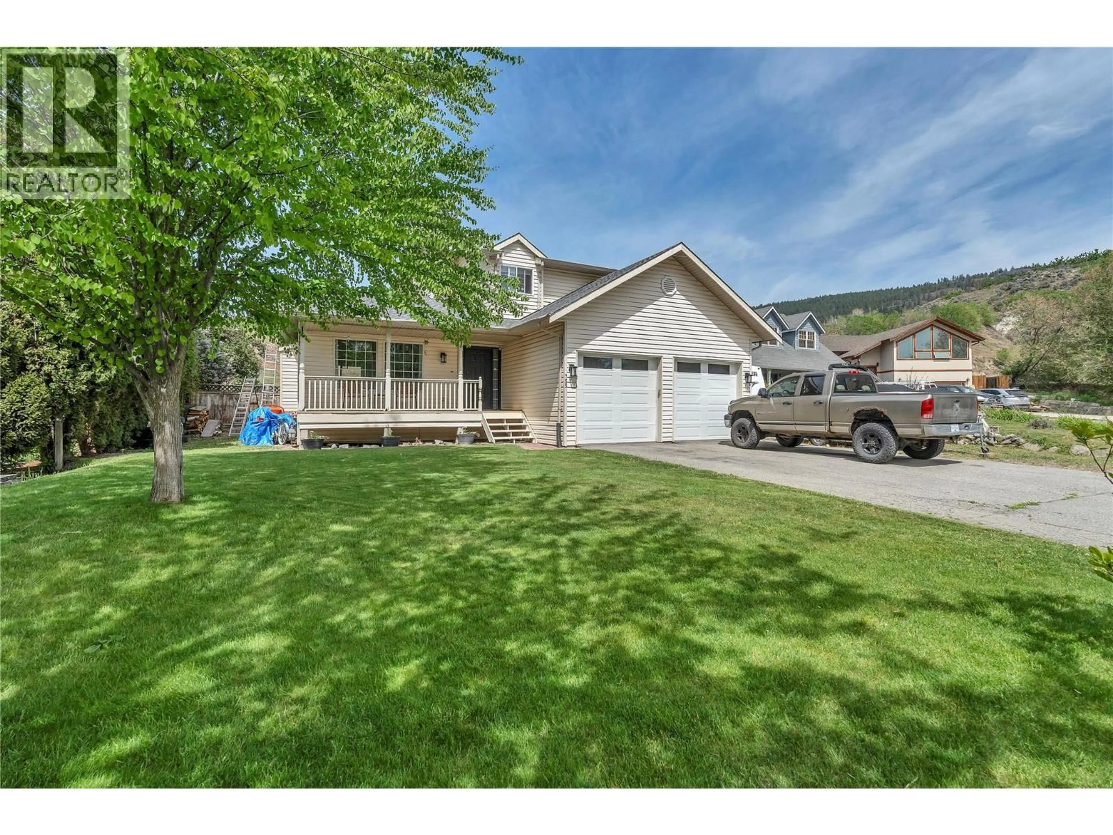 Home with vinyl exterior material, street for 755 WISEMAN PLACE, Naramata British Columbia V0H1N1