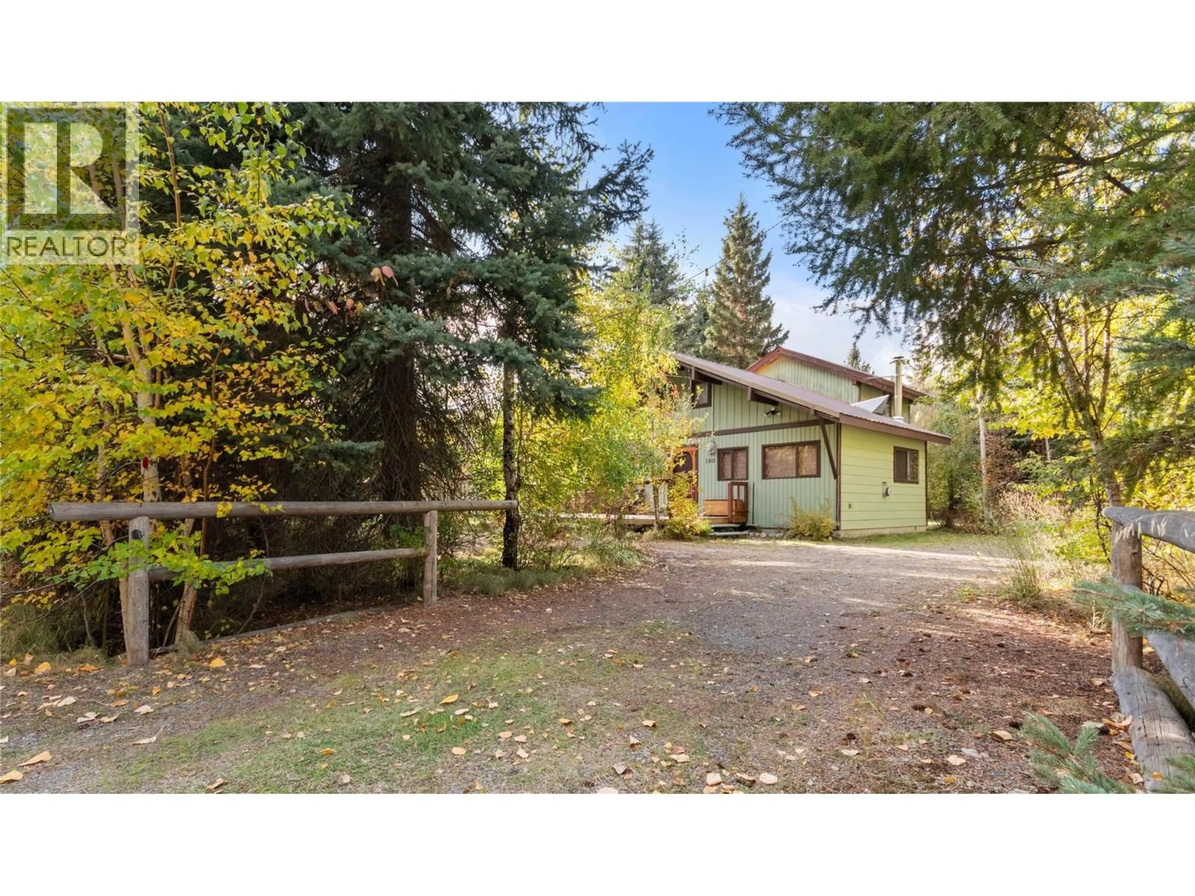A pic from outside/outdoor area/front of a property/back of a property/a pic from drone, street for 180 RIVERS END ROAD, Manning Park British Columbia V0X1R0