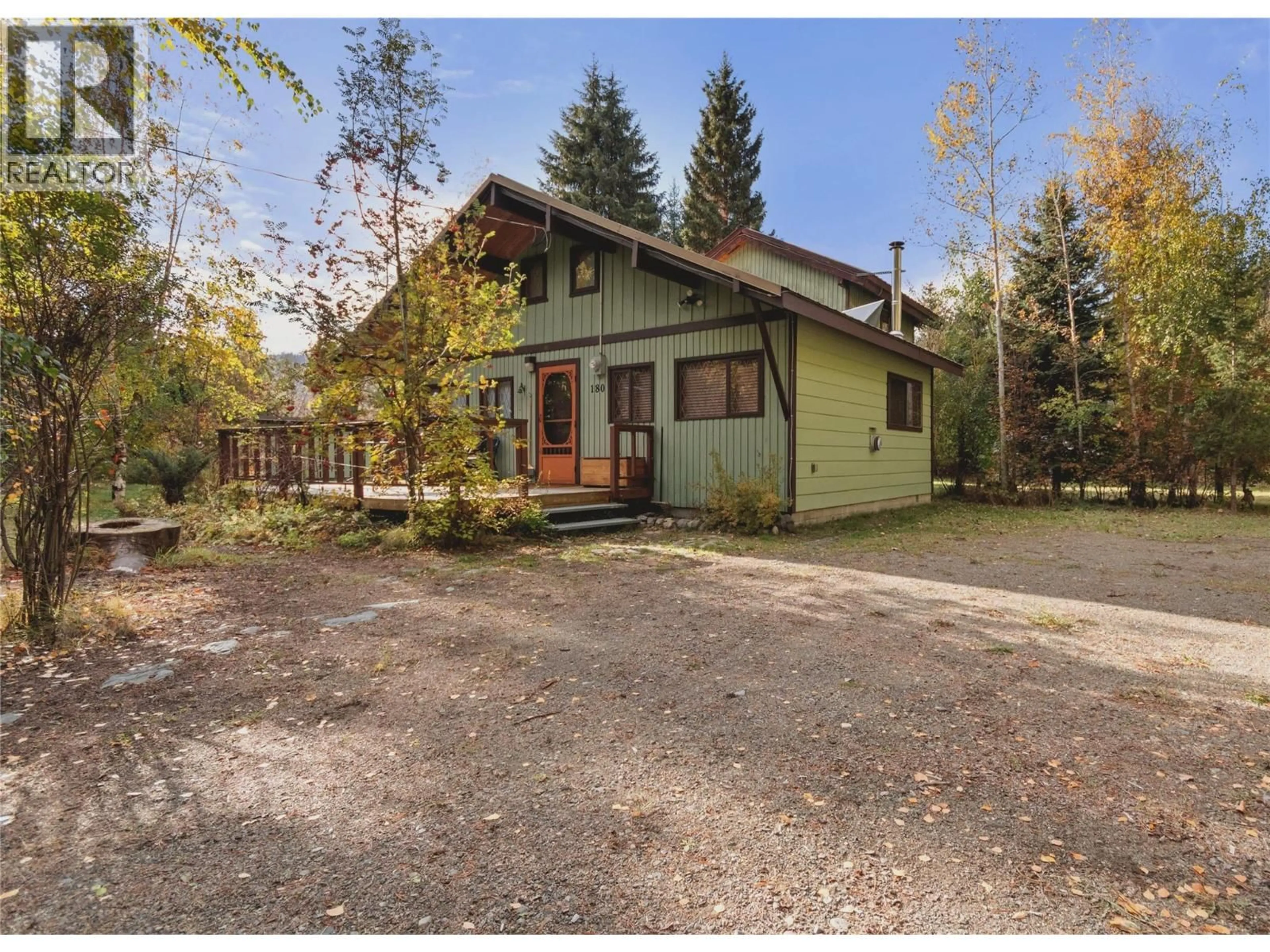A pic from outside/outdoor area/front of a property/back of a property/a pic from drone, street for 180 RIVERS END ROAD, Manning Park British Columbia V0X1R0
