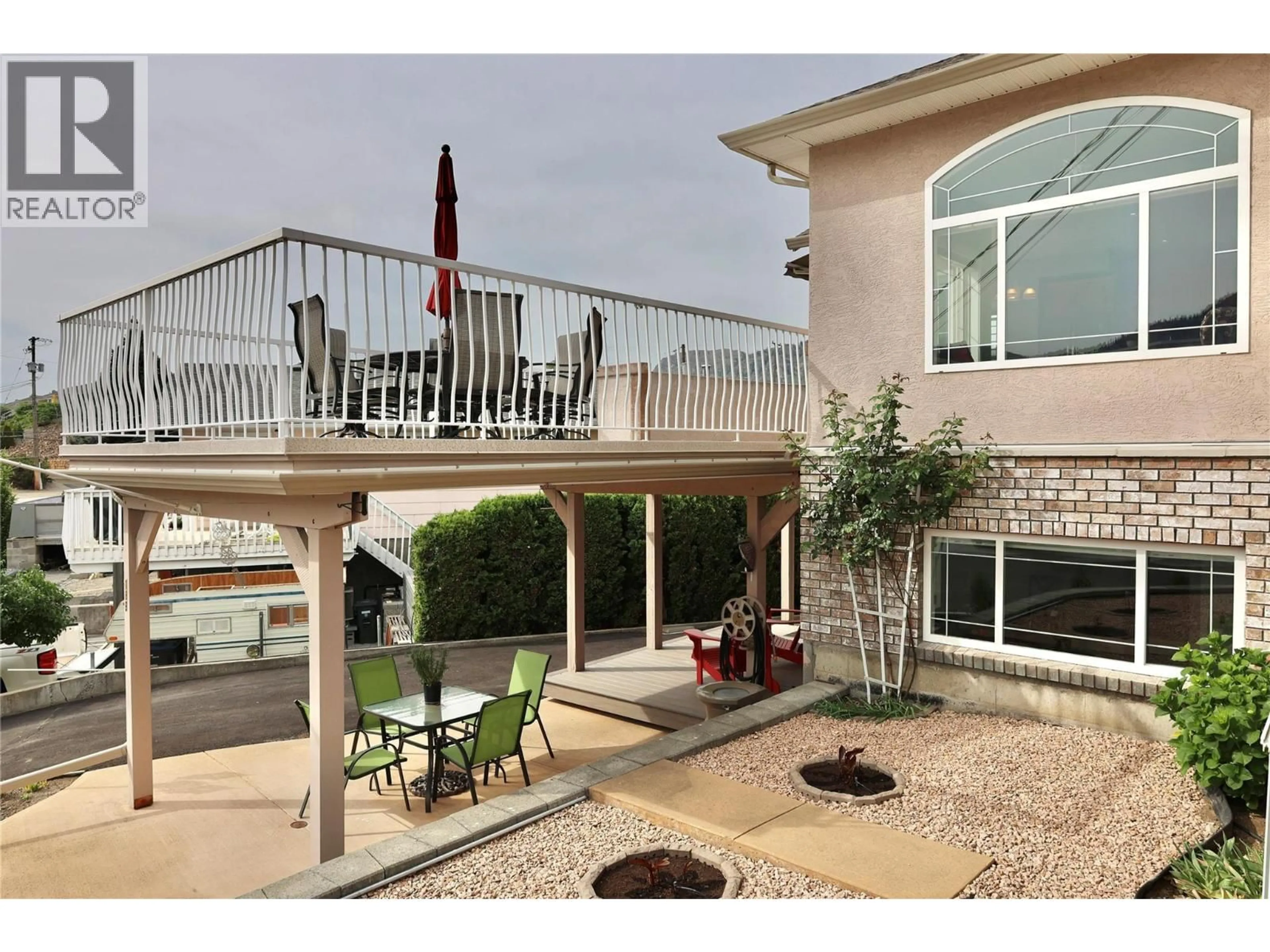Patio, water/lake/river/ocean view for 18 MAGNOLIA PLACE, Osoyoos British Columbia V0H1V1