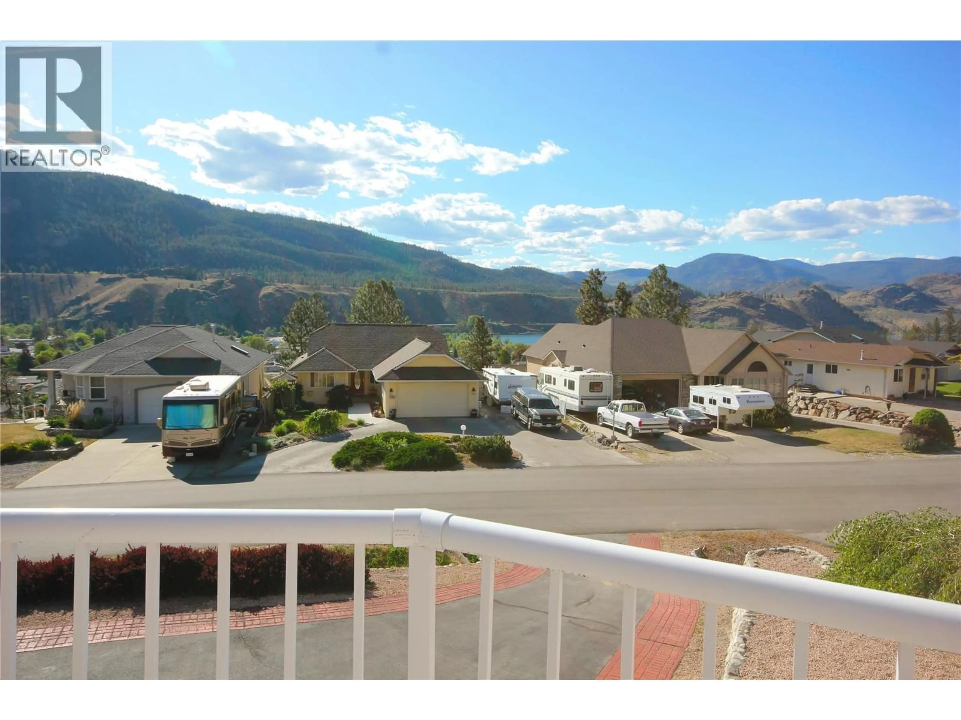 A pic from outside/outdoor area/front of a property/back of a property/a pic from drone, mountain view for 1035 PEACHCLIFF DRIVE, Okanagan Falls British Columbia V0H1R1
