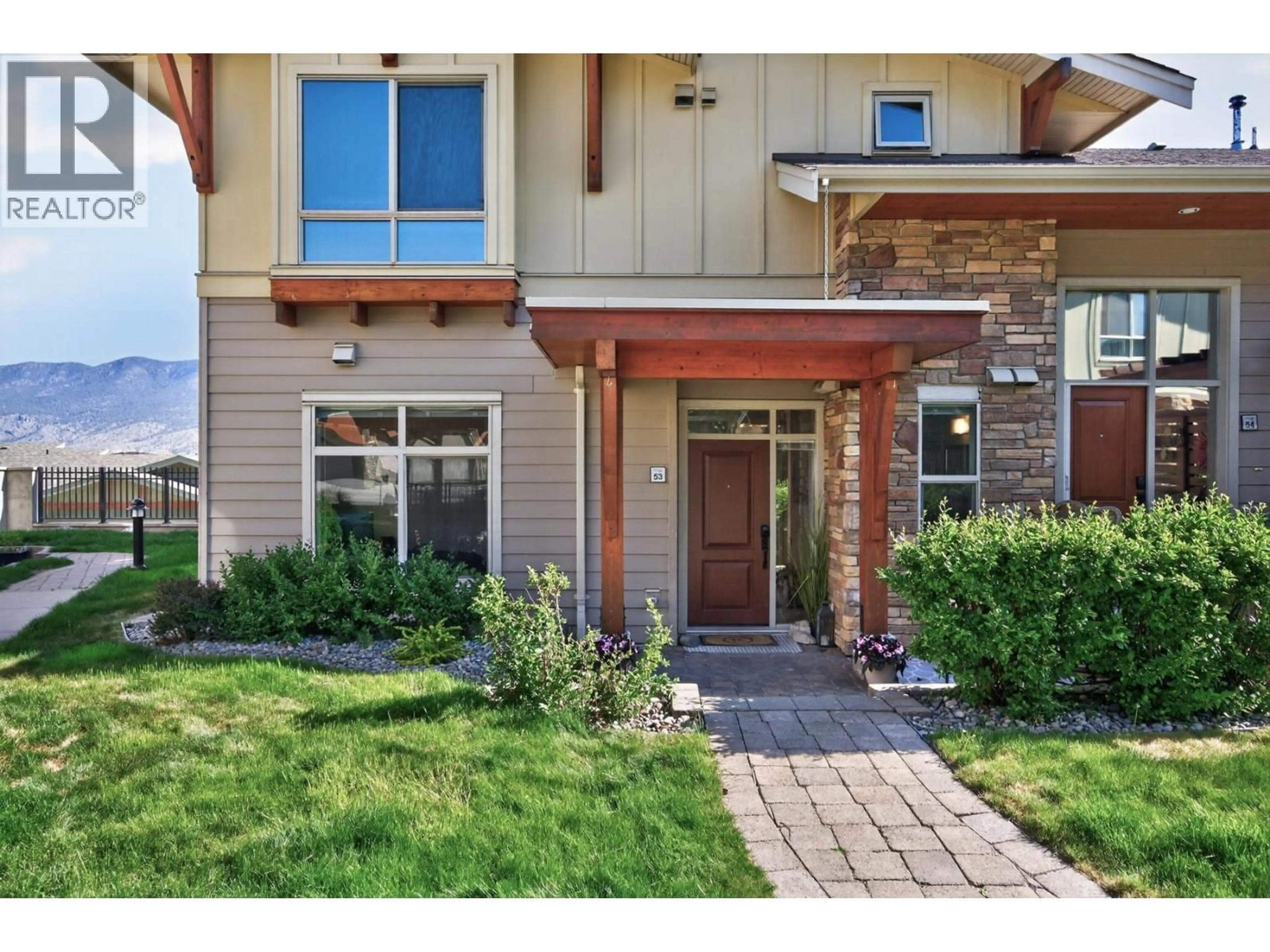 Home with brick exterior material, street for 53 - 130 COLEBROOK ROAD, Kamloops British Columbia V1S0B4