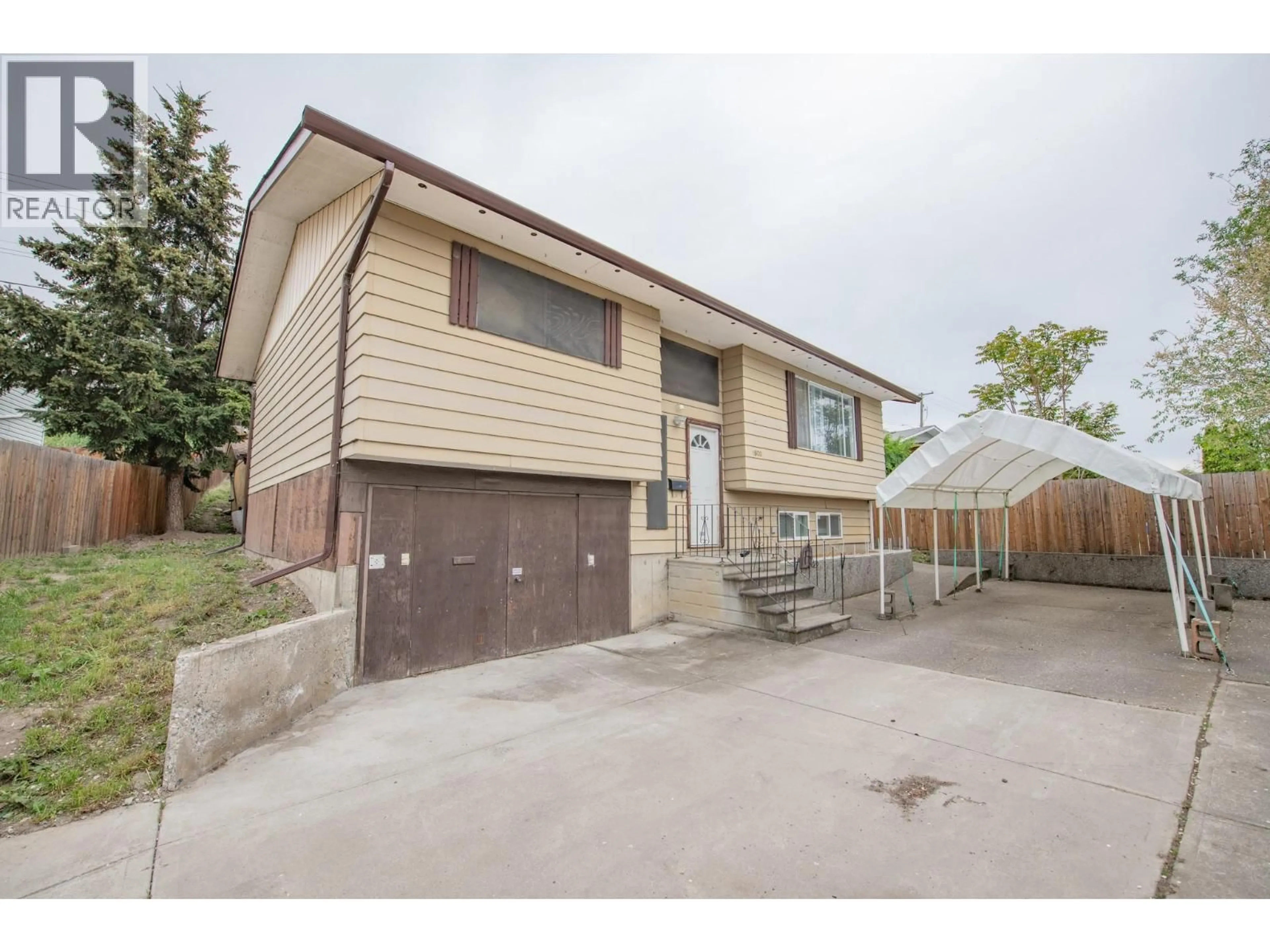A pic from outside/outdoor area/front of a property/back of a property/a pic from drone, street for 1800 42 STREET, Vernon British Columbia V1T7C7