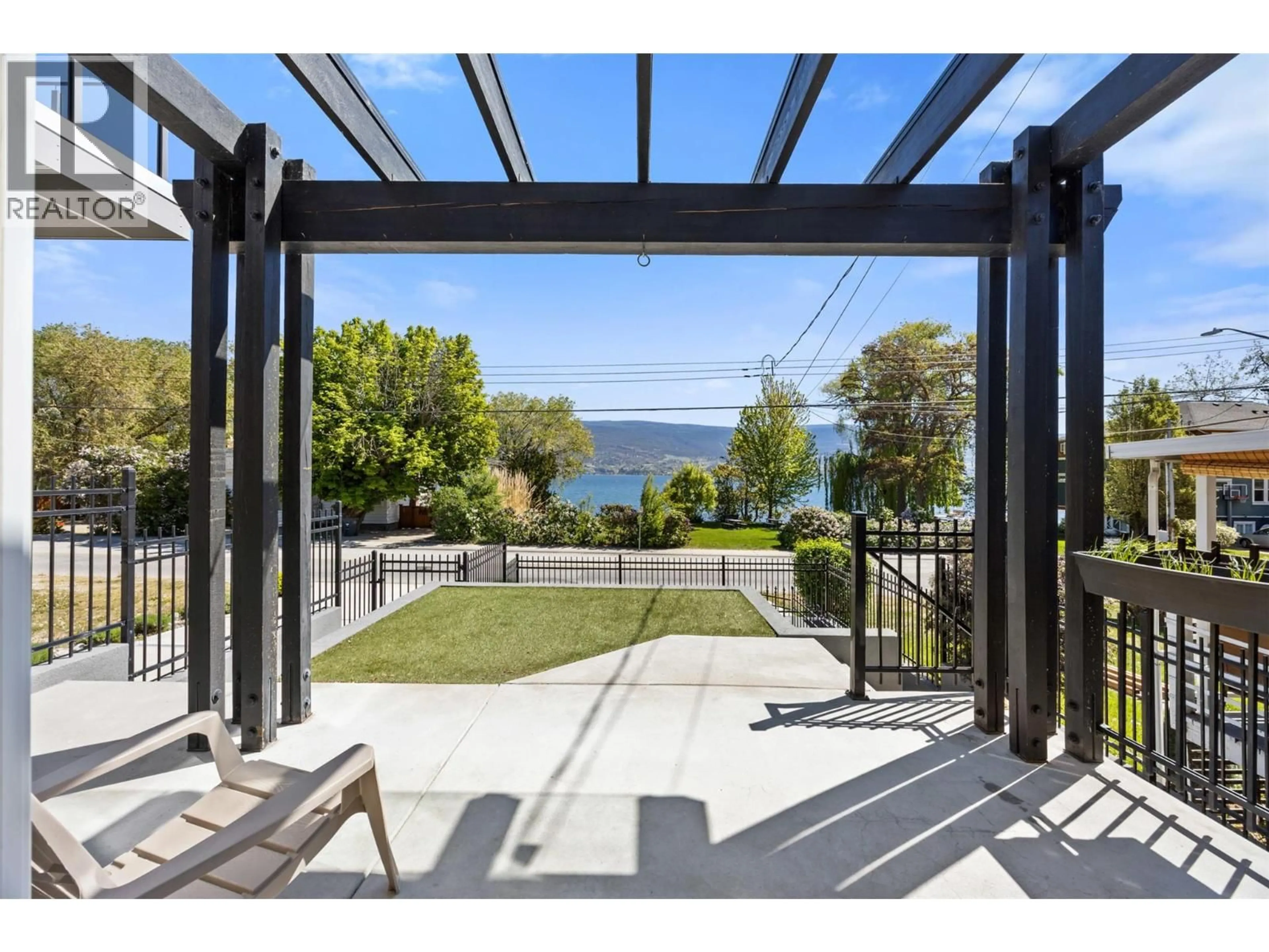 Patio, water/lake/river/ocean view for 12206 LAKESHORE DRIVE SOUTH, Summerland British Columbia V0H1Z1