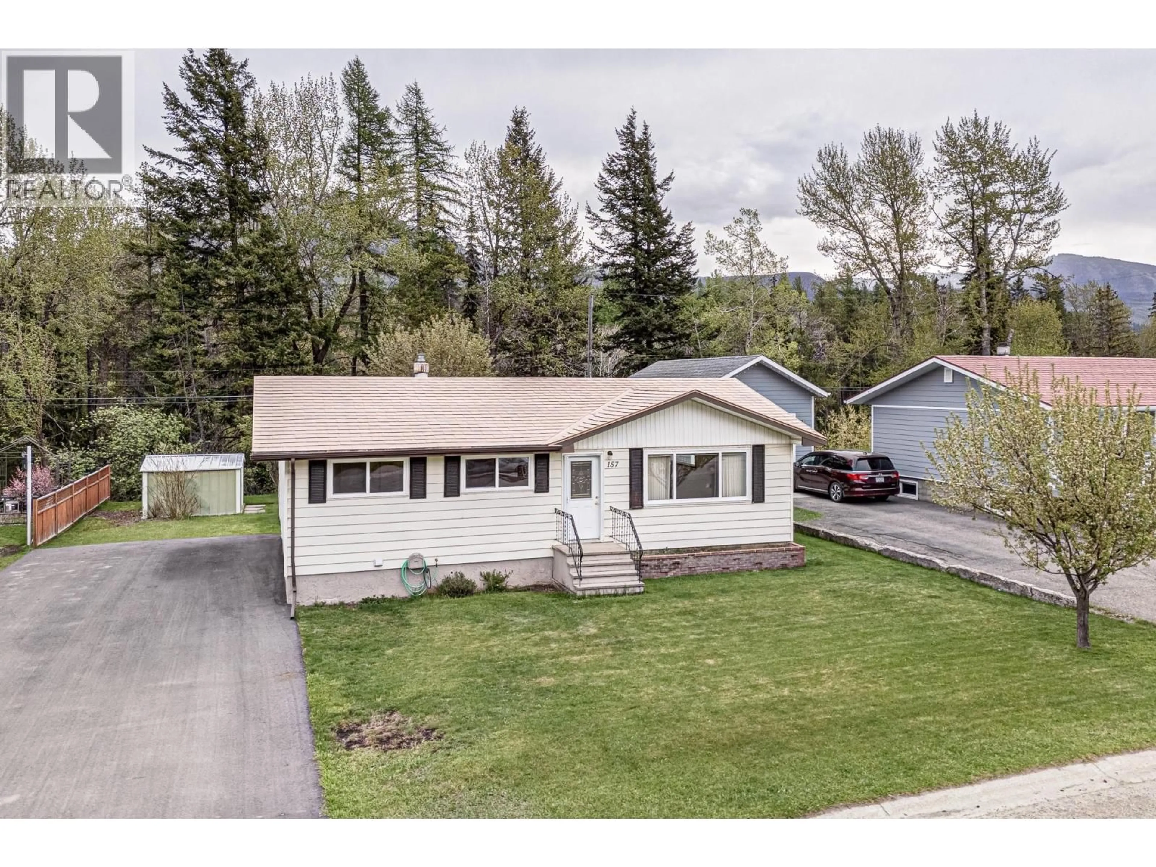 A pic from outside/outdoor area/front of a property/back of a property/a pic from drone, street for 157 PINE AVENUE, Sparwood British Columbia V0B2G0